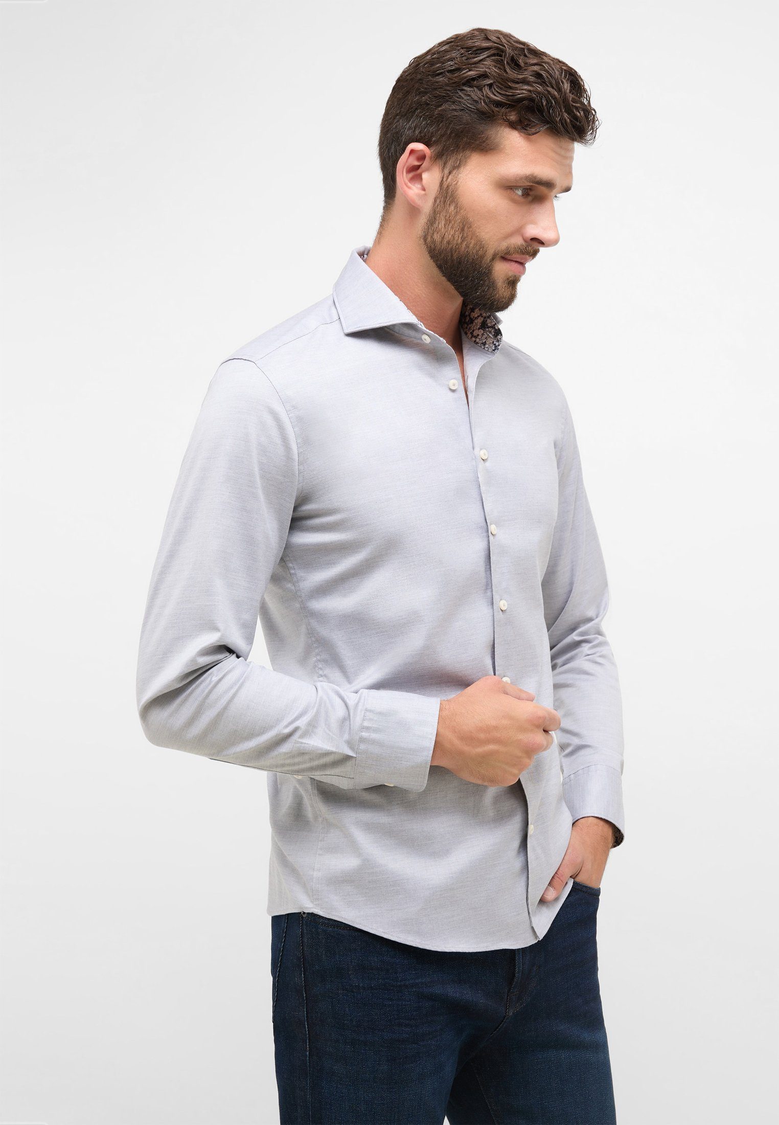 Eterna Langarmhemd SLIM FIT