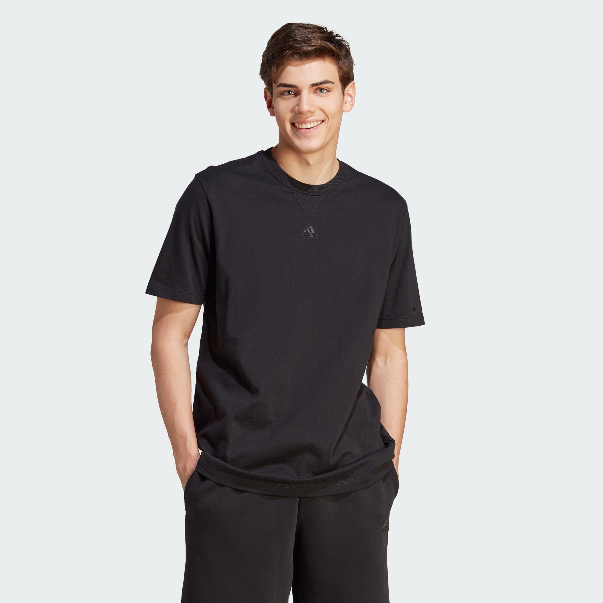 adidas Sportswear T-Shirt ALL SZN GARMENT-WASH T-SHIRT Black