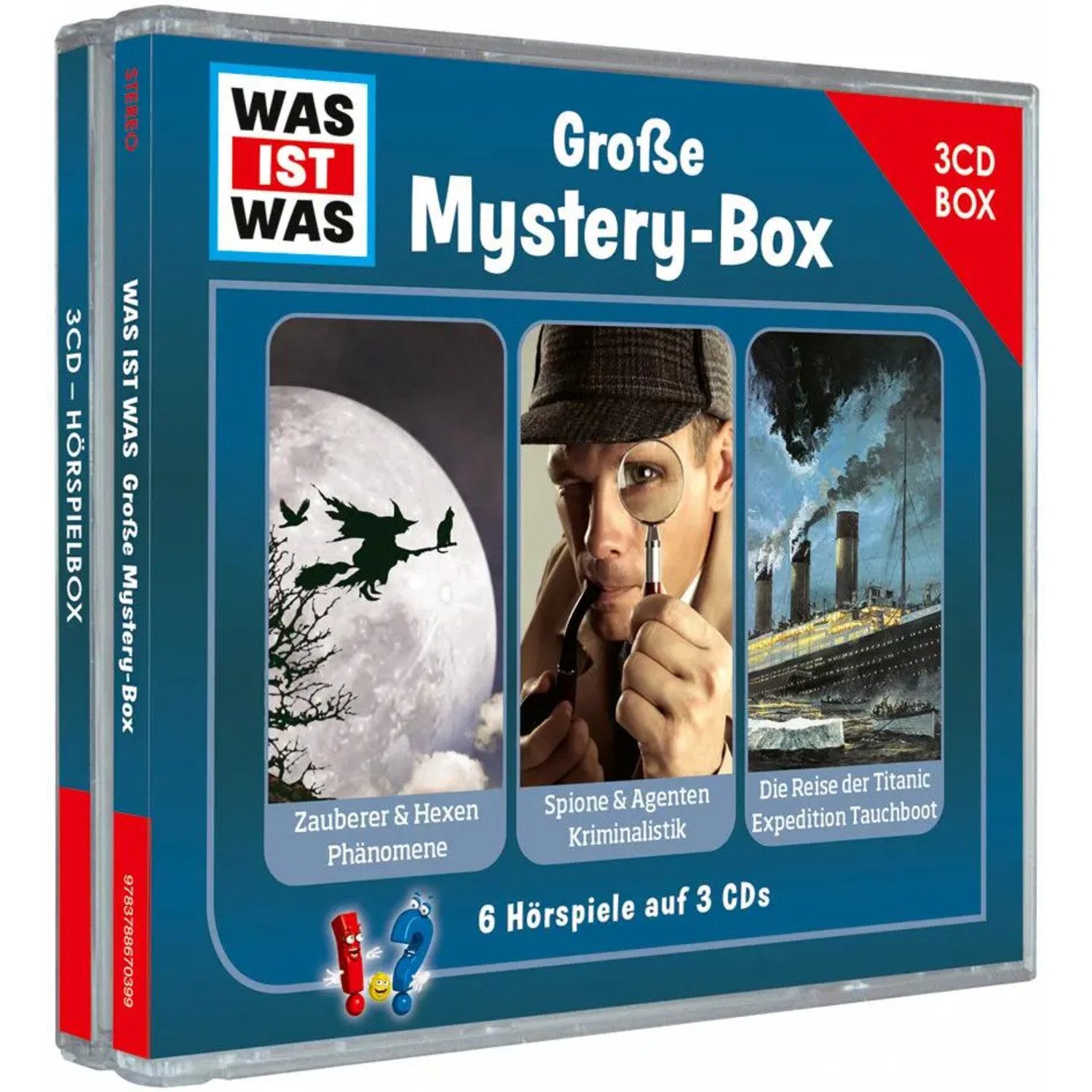 Tessloff Verlag Hörspiel WAS IST WAS 3-CD Hörspielbox. Große Mystery-Box