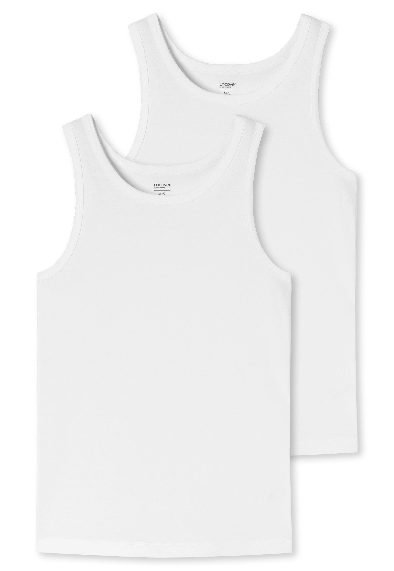 uncover by SCHIESSER Unterhemd Uncover Cotton (2er Pack) Rundhals, elastisc günstig online kaufen