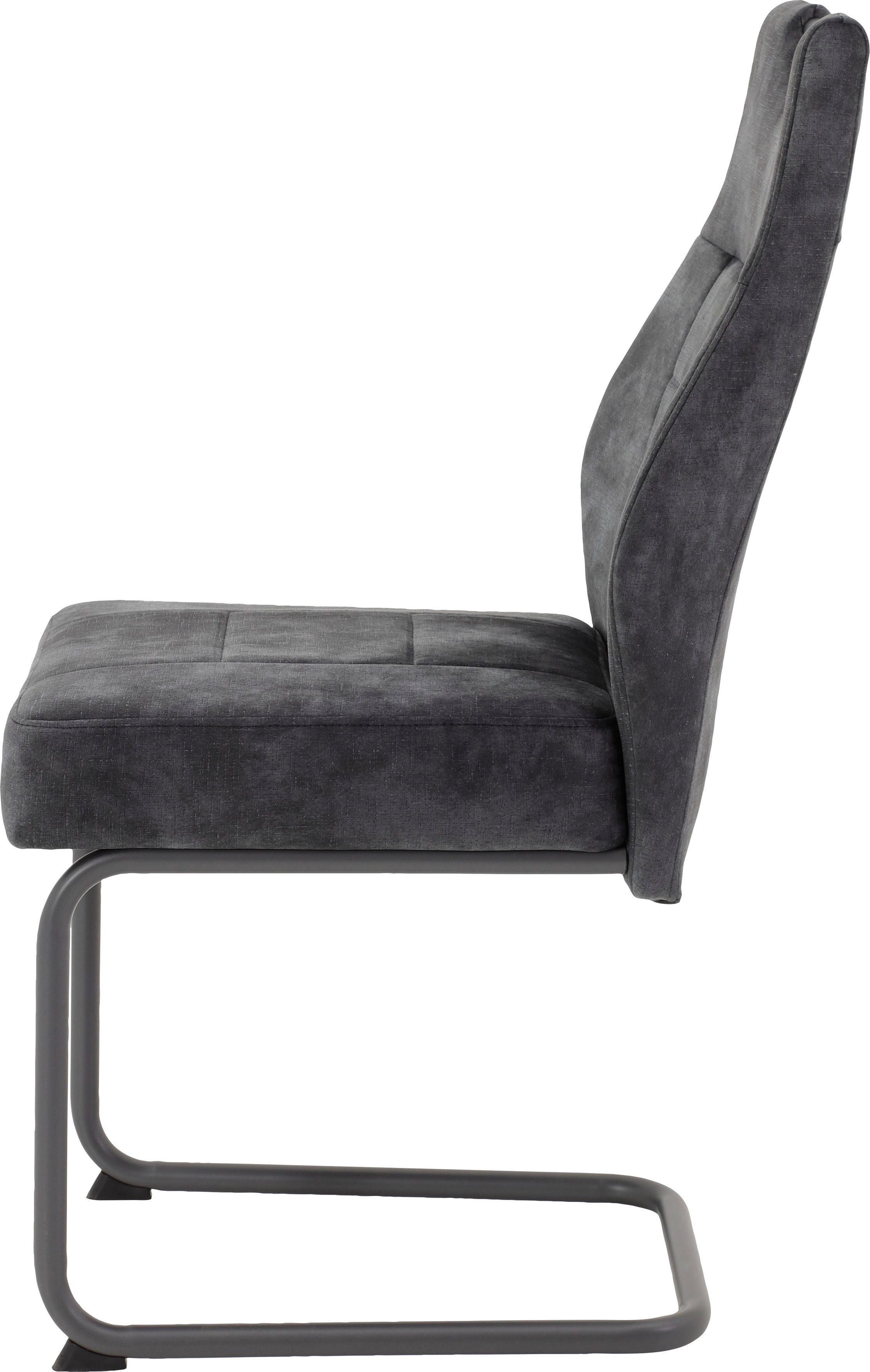 HELA Esszimmerstuhl Linda S Schwingstuhl (Set, 2 St), mit Taschenfederkern Sitz, mit 140KG belastbar, Freischwinger – Bild 5 von 5