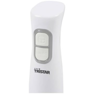 Tristar Stabmixer Stabmixer-Set, mit Zerkleinereraufsatz, Schneebesenaufsatz, mit Mixbecher