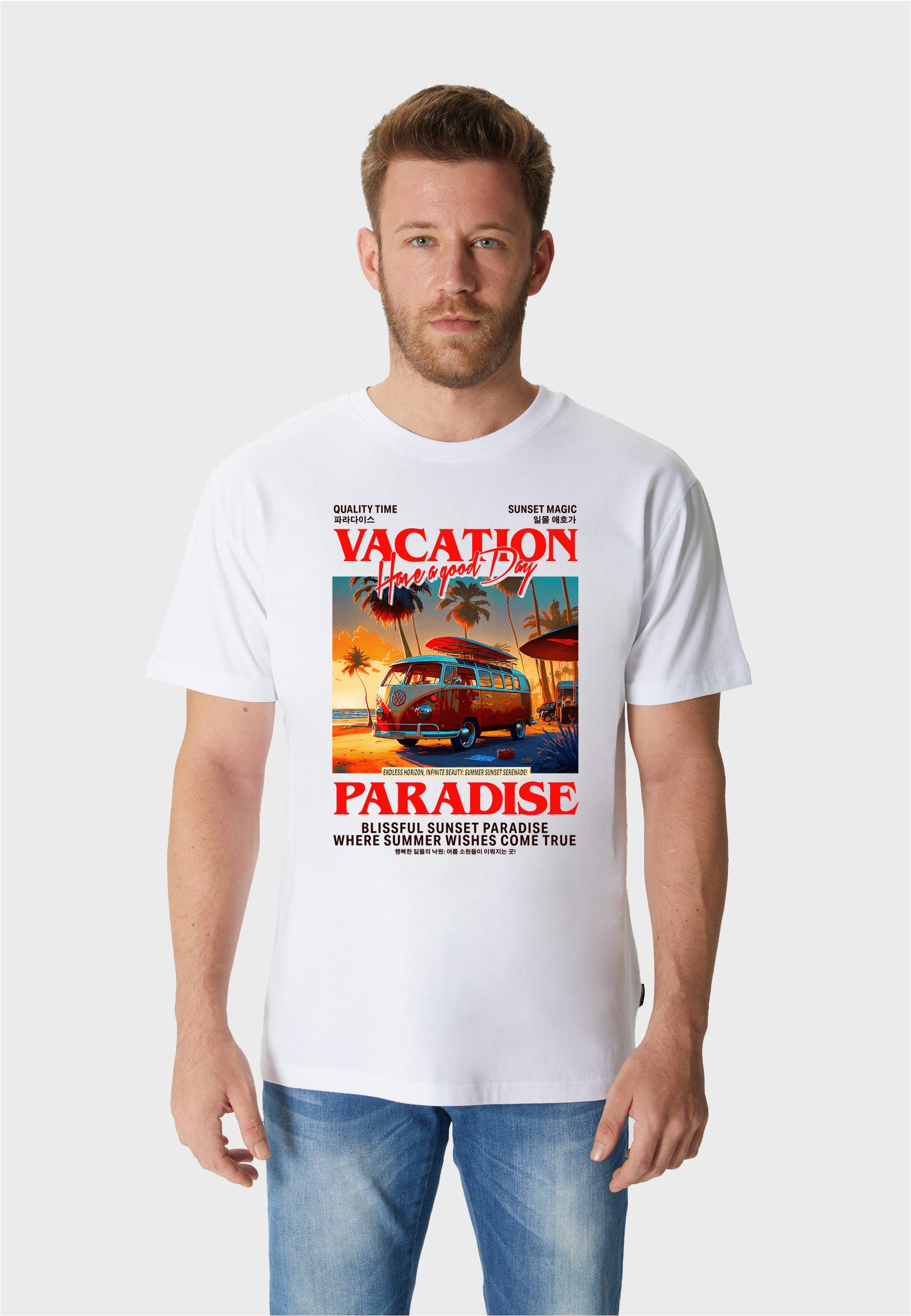 Oldskull T-Shirt Wrldvibe Travel (1-tlg) mit coolem Print günstig online kaufen