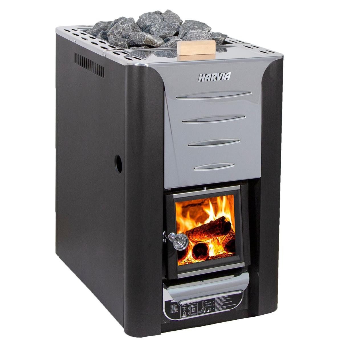 Saunaofen Holz-Saunaöfen Harvia 20 ES Pro black (2.Bimschv Möglich)