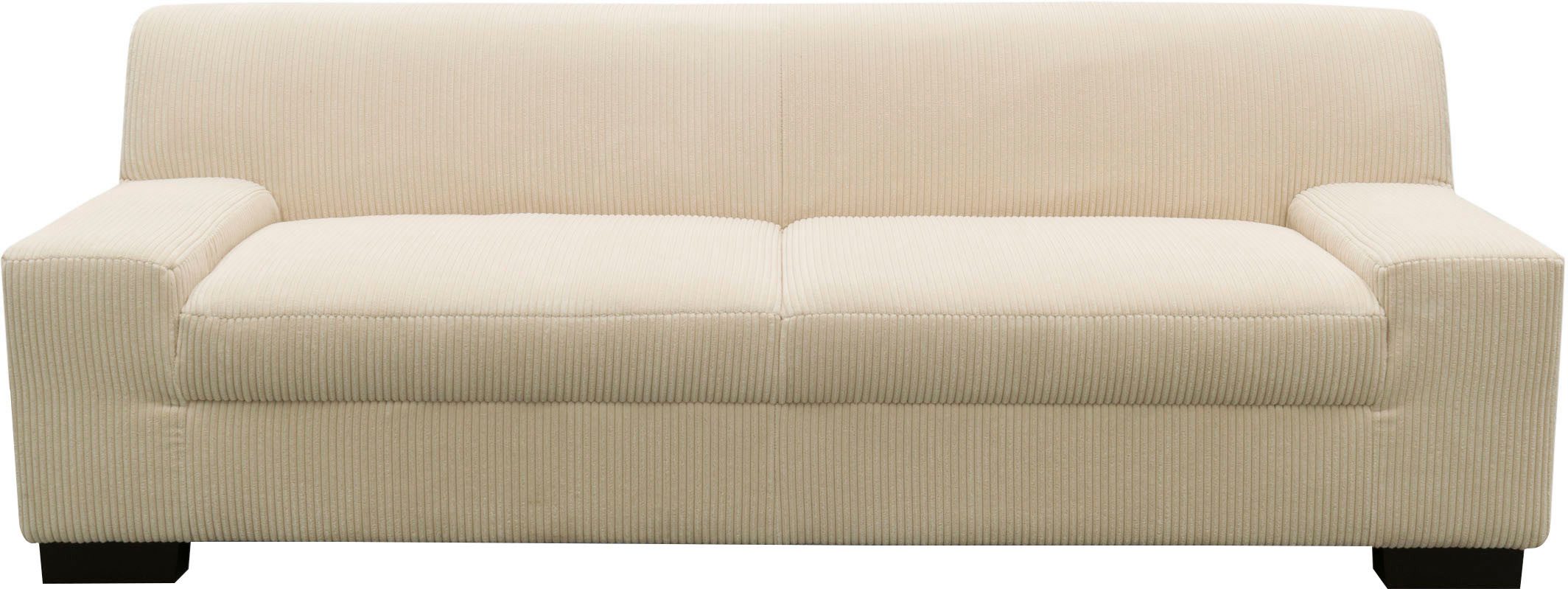 OTTO home 3-Sitzer Faxxe 212 x 85 cm, zeitlos und elegant, mittelfeste Polsterung, aus haustierfreundlichem Pet Friendly Cord – Bild 2 von 5
