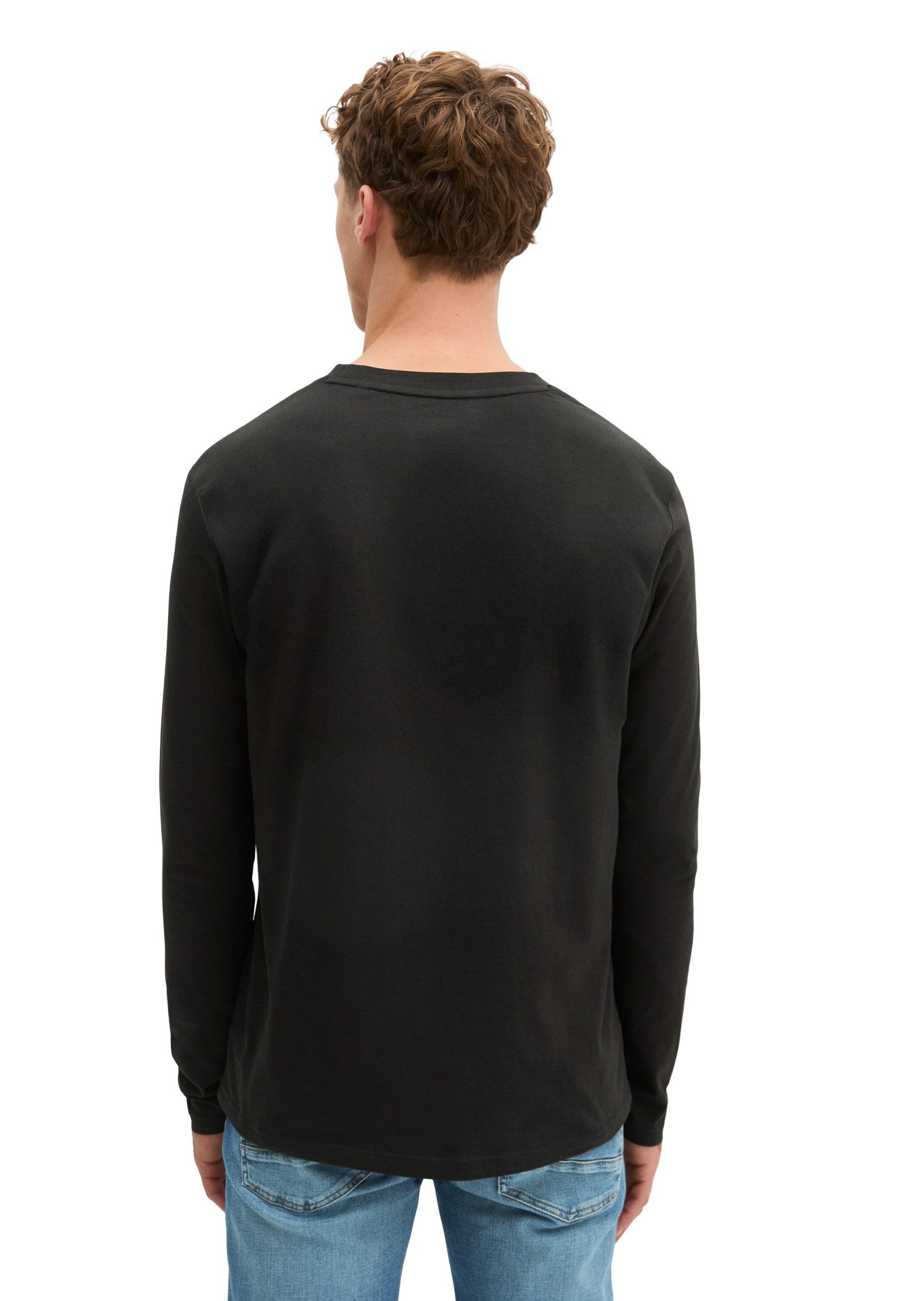 Marc O'Polo Langarmshirt aus reiner Bio-Baumwolle
