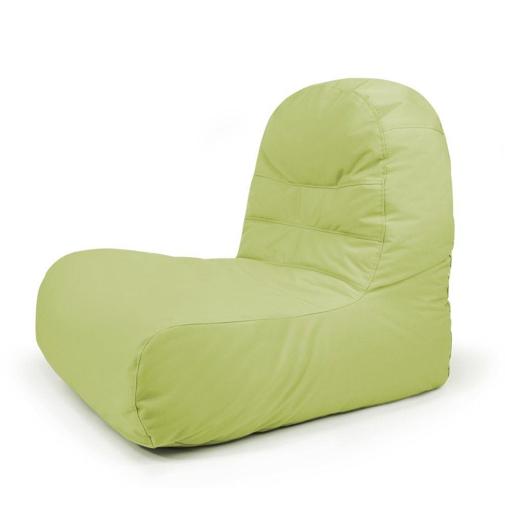 OUTBAG Sitzsack Bridge Plus, made in Germany, speziell für den Außenbereich, 65x90x95 (BxLxH) lime