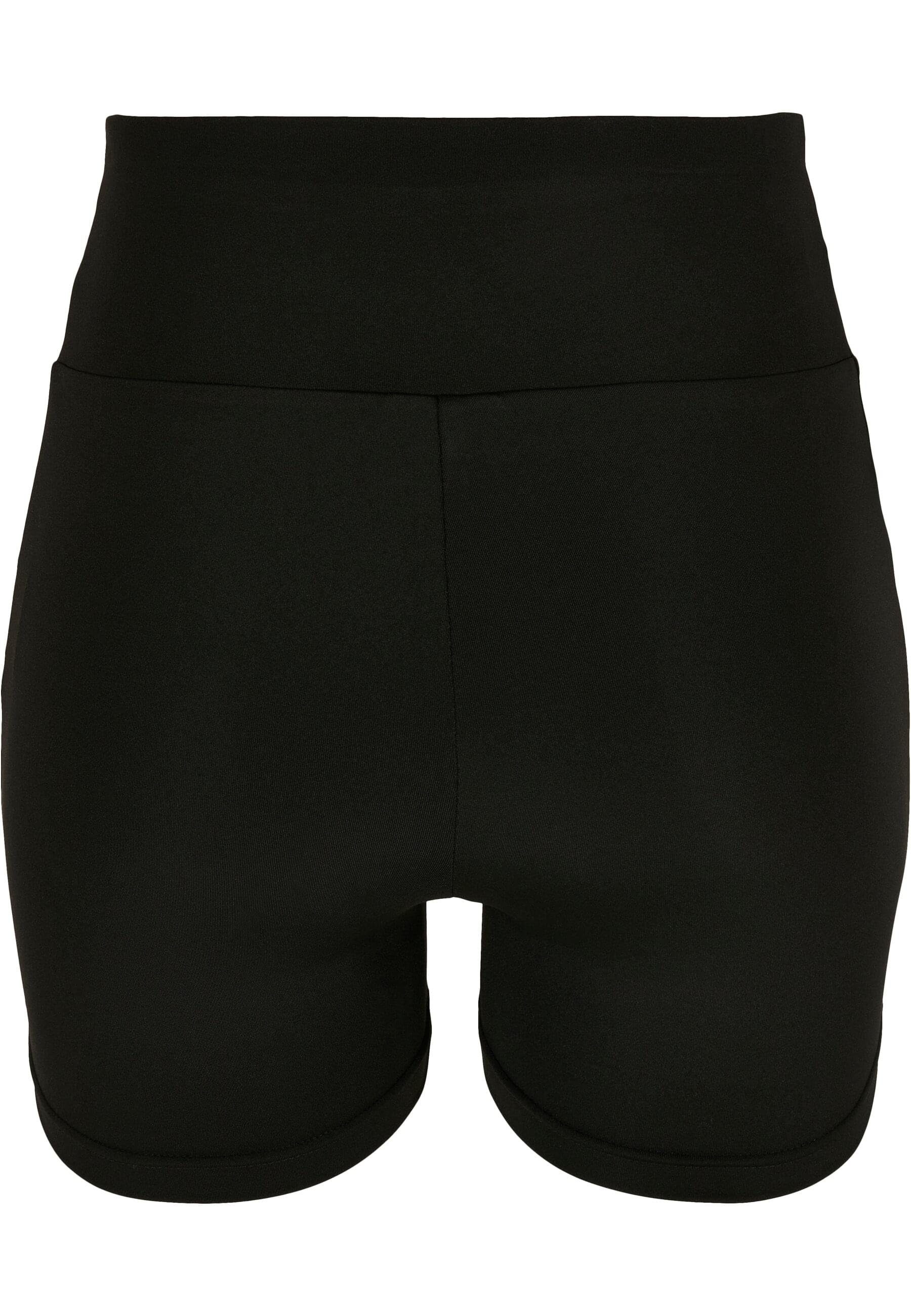 URBAN CLASSICS Stoffhose Damen Ladies Cycle High Pants (1-tlg) black Hot Recycled Waist