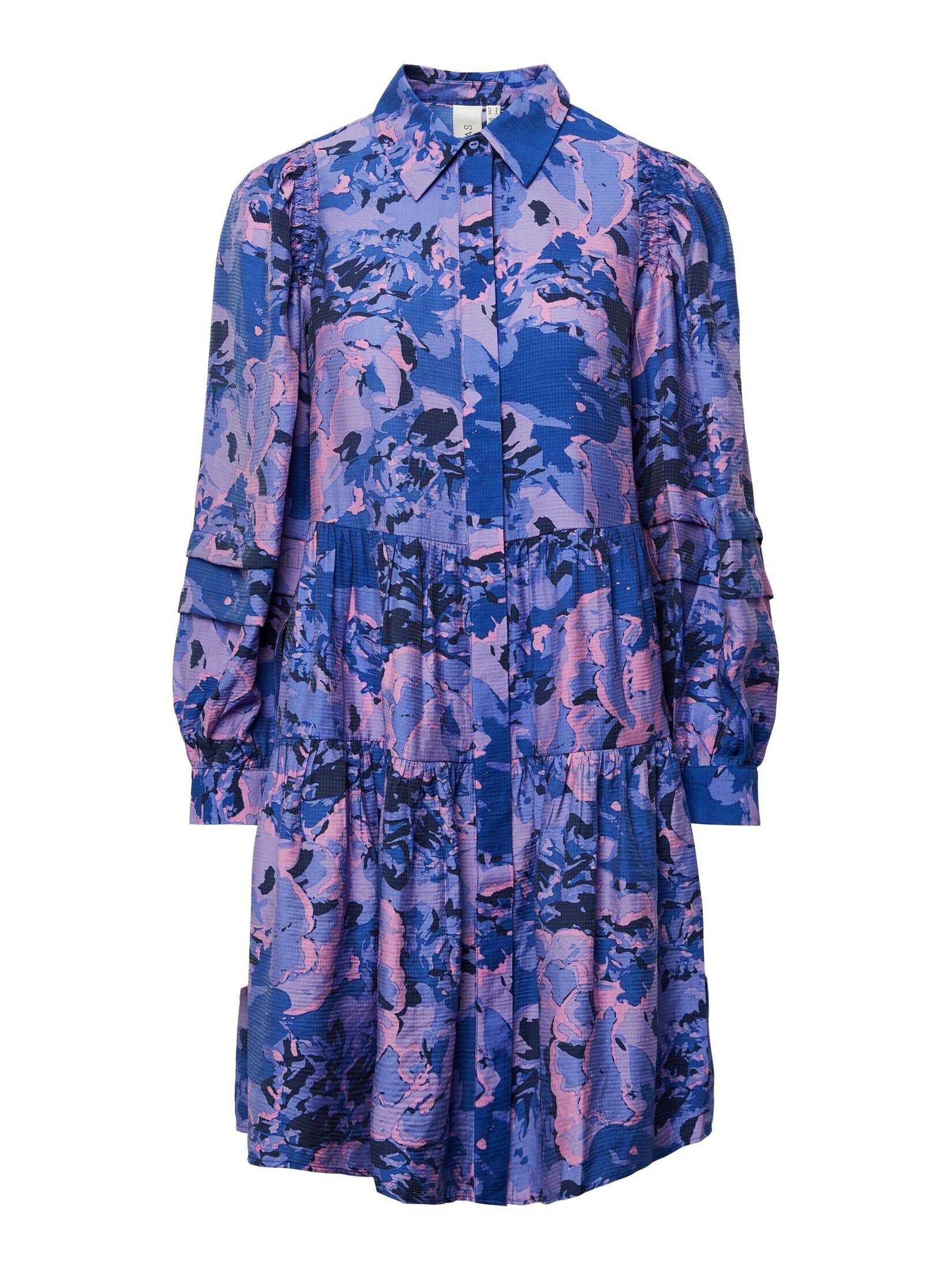 Y.A.S Blusenkleid Damen Blusenkleid YASNILLO LS SHIRT DRESS (1-tlg)