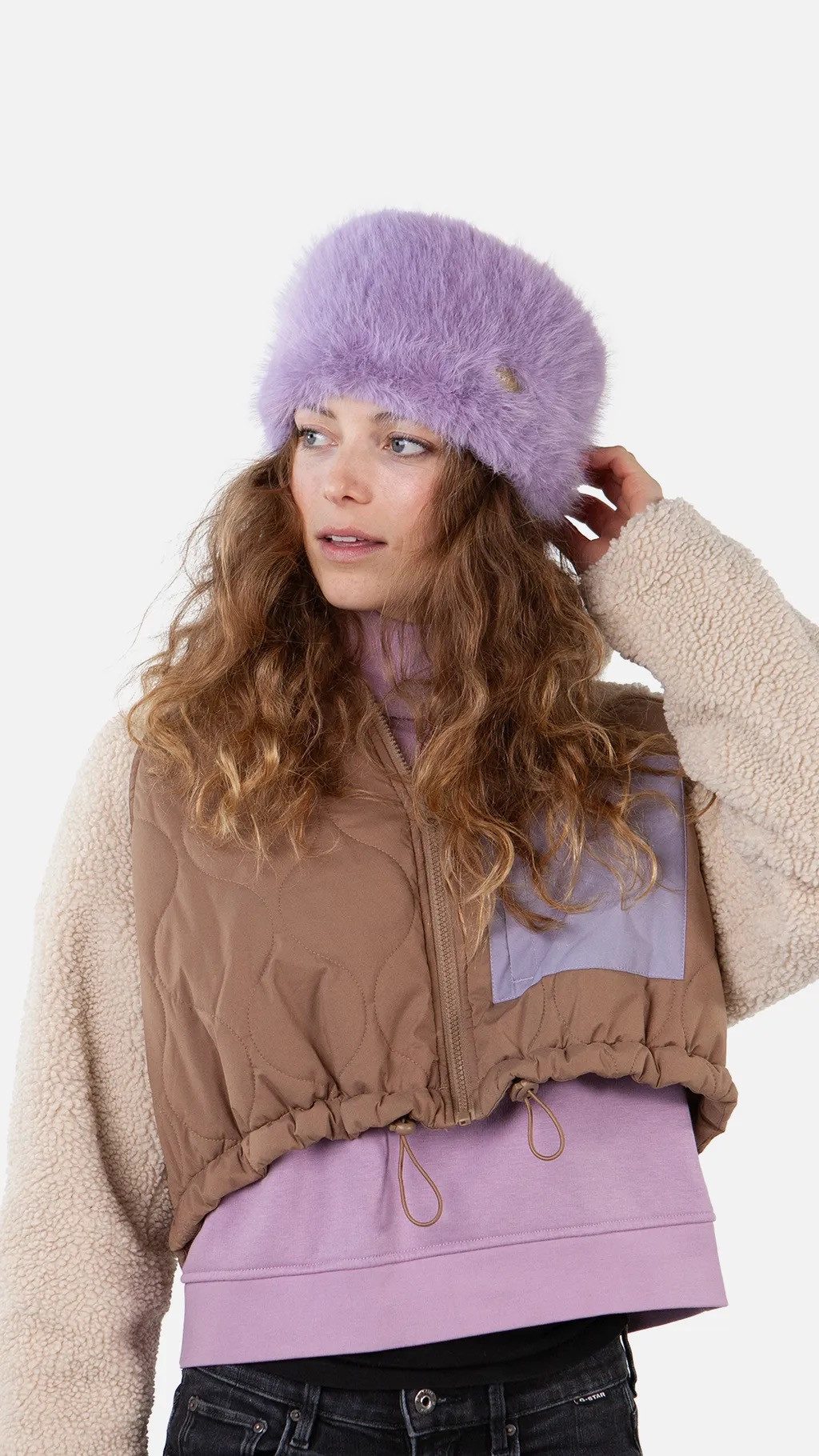 Barts Stirnband Barts Morade Headband Stirnband aus Kunstpelz Elastisches B günstig online kaufen