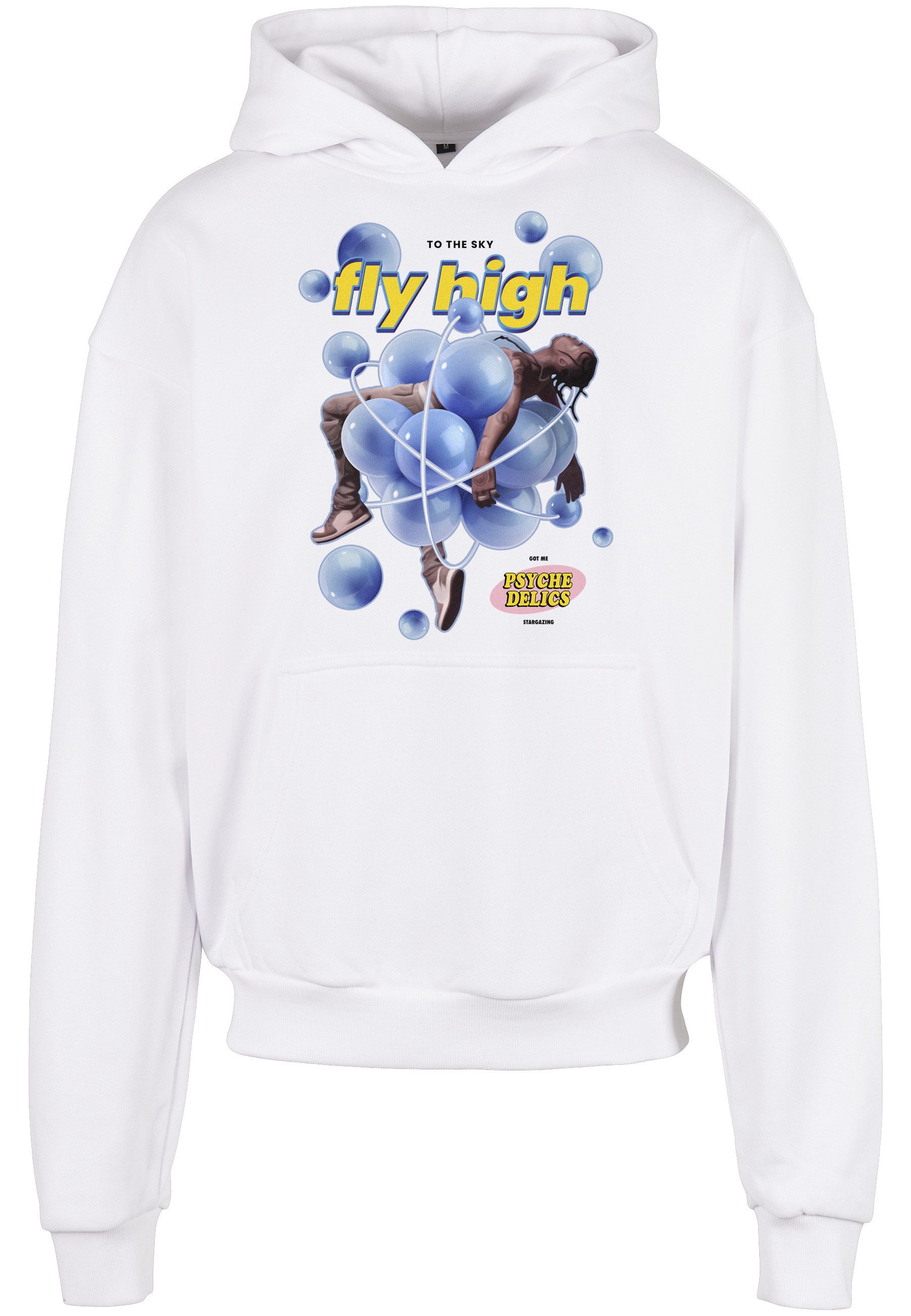 MisterTee Kapuzenpullover MisterTee Herren Psychadellic Heavy Oversize Hoody (1-tlg)