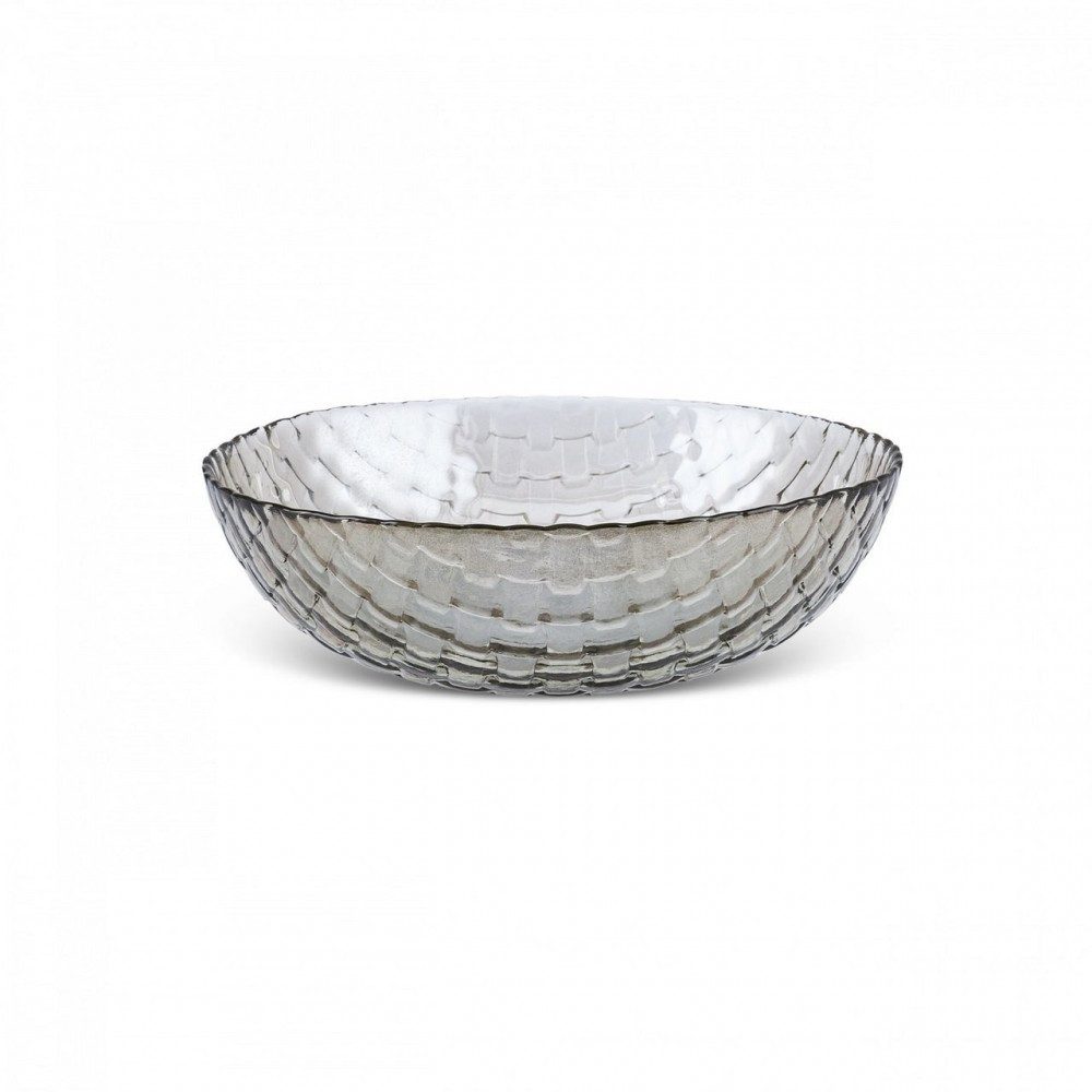 Karaca Schüssel Karaca Braid Glänzende Glassalat-Schüssel, 22cm, Schimmer