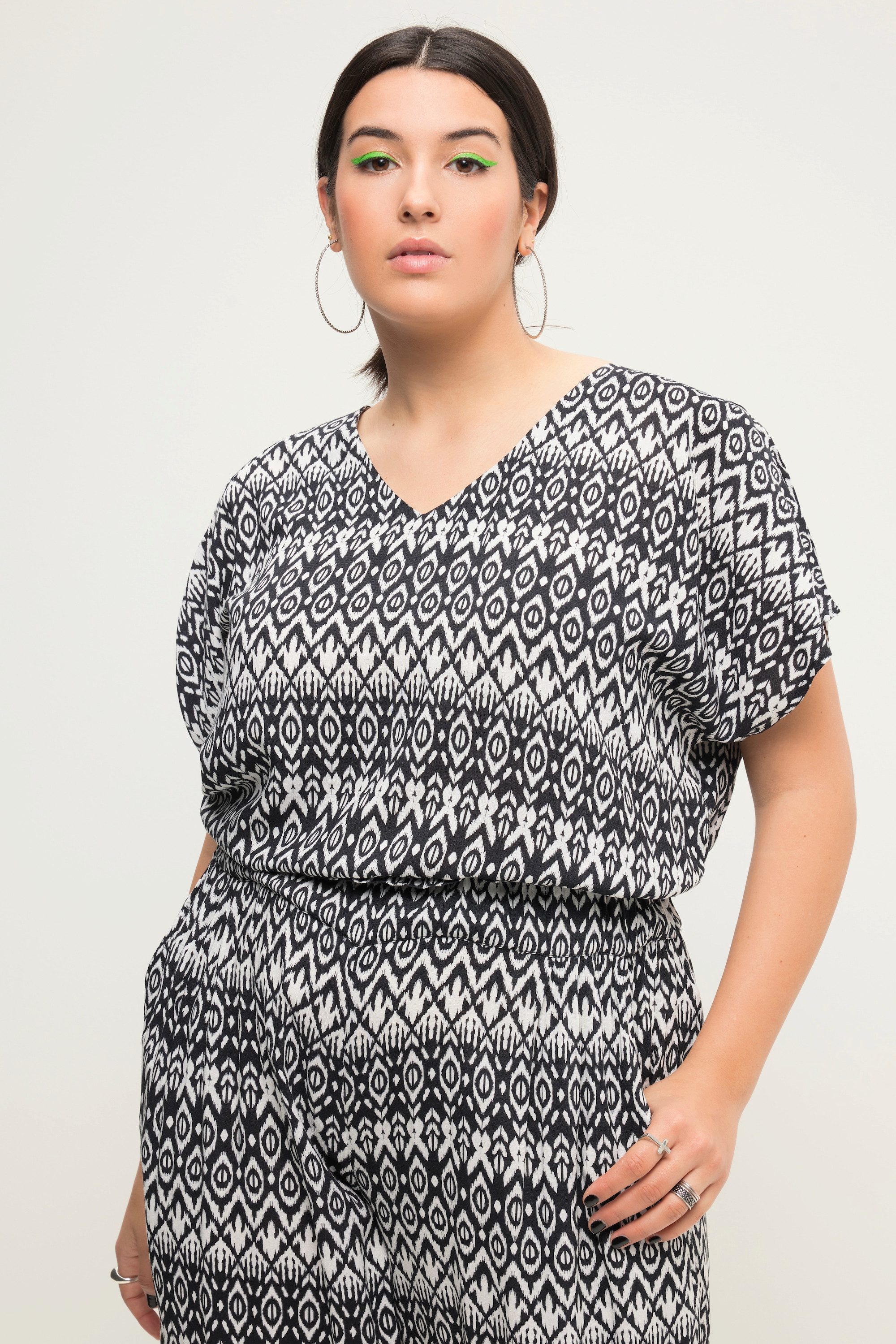 Studio Untold Hemdbluse Blusenshirt oversized Grafik günstig online kaufen