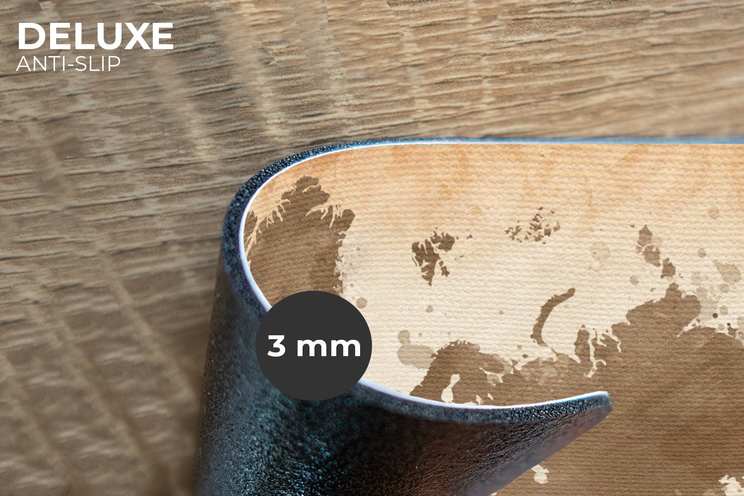 MuchoWow Platzset Weltkarte - Beige - günstig online kaufen