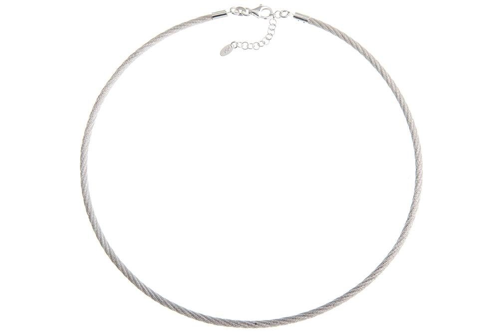 Silberkettenstore Halsreif Fashion-Omegahalsreifen 3mm - 925 Silber
