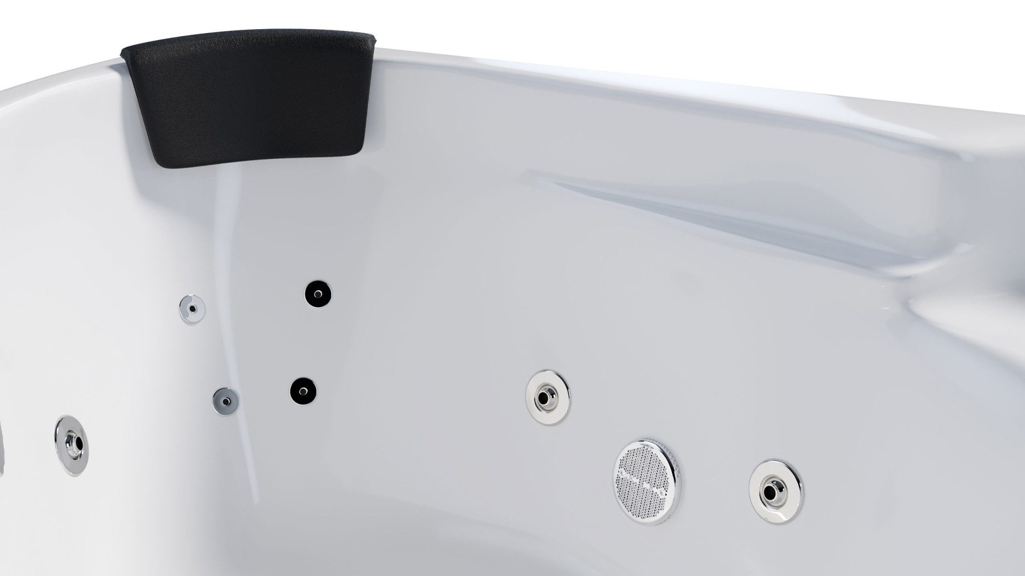 Magnolia Home Whirlpool Eck Whirlpool Selene 140x140x59 Made in Germany 22 Düsen ohne Armatur