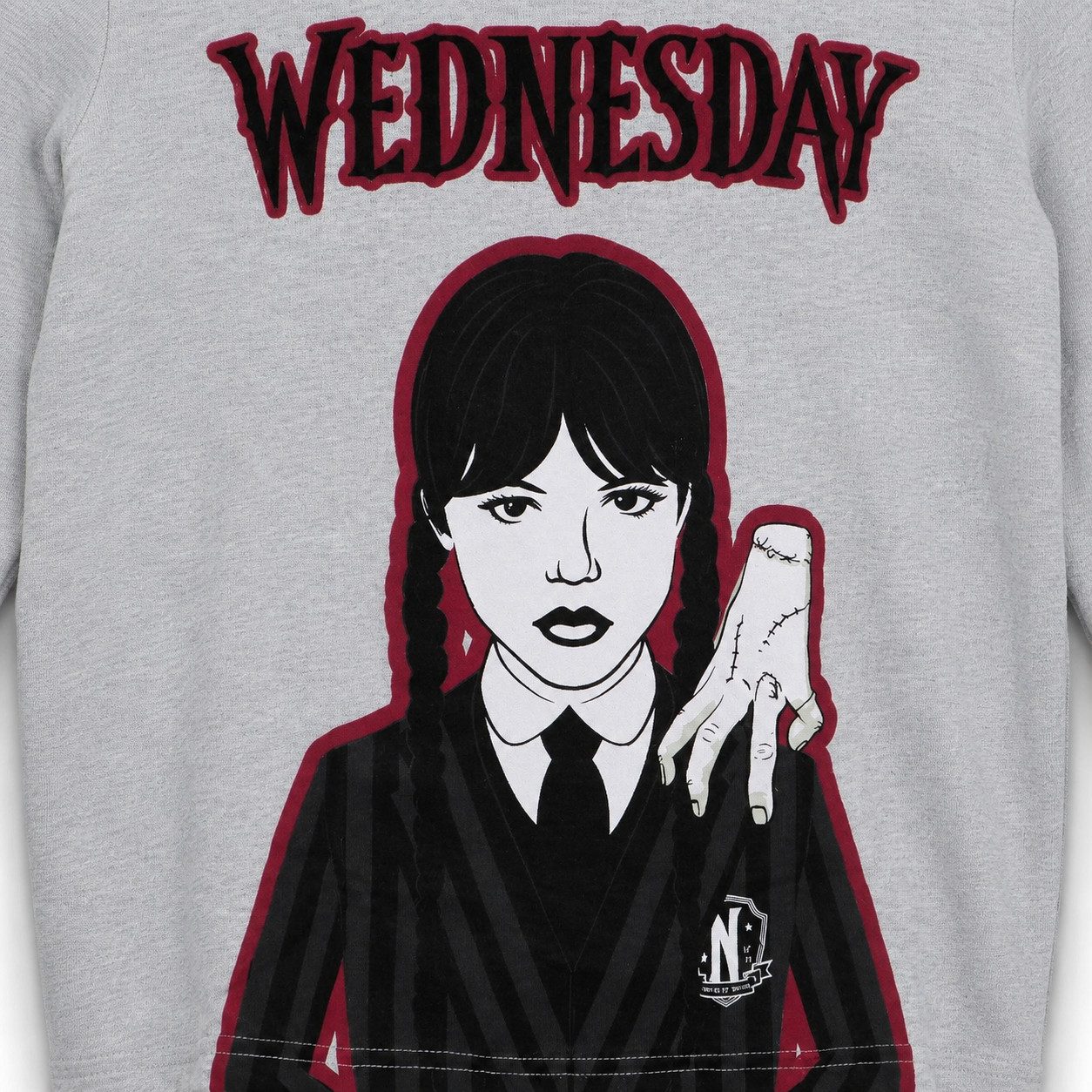 Wednesday Langarmshirt Netflix Wednesday Mädchen Langarmshirt langarm Shirt Gr. 134 bis 164