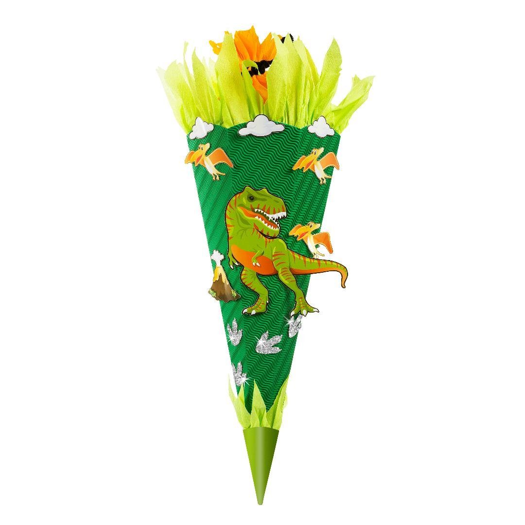 Schultüte Goldbuch Schultüten Bastelset Motiv Dino 70cm