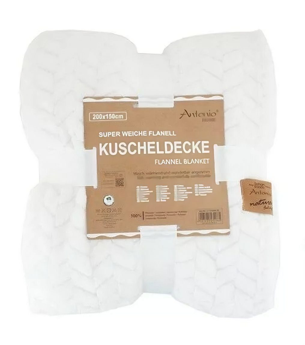 Wohndecke Jacquard Wohndecke » Kuscheldecke 150x200cm, günstig online kaufen