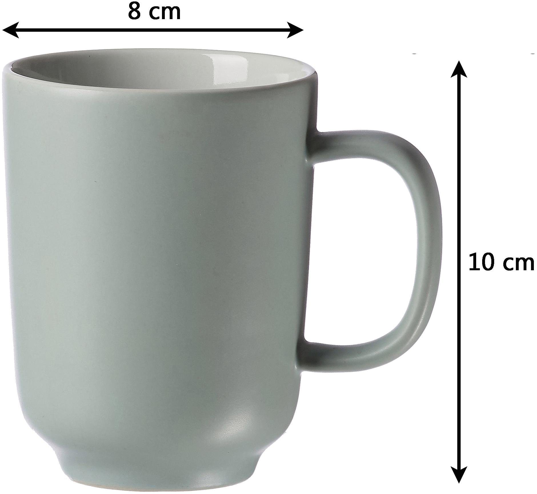 Ritzenhoff & Breker Becher Jasper, 4-tlg., Steinzeug, 4-teilig