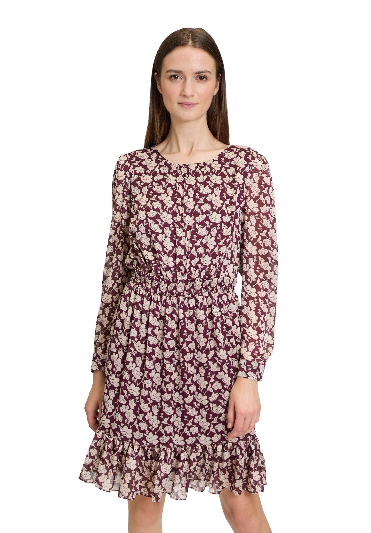 Chiffonkleid Cartoon Chiffonkleid mit Rüschen