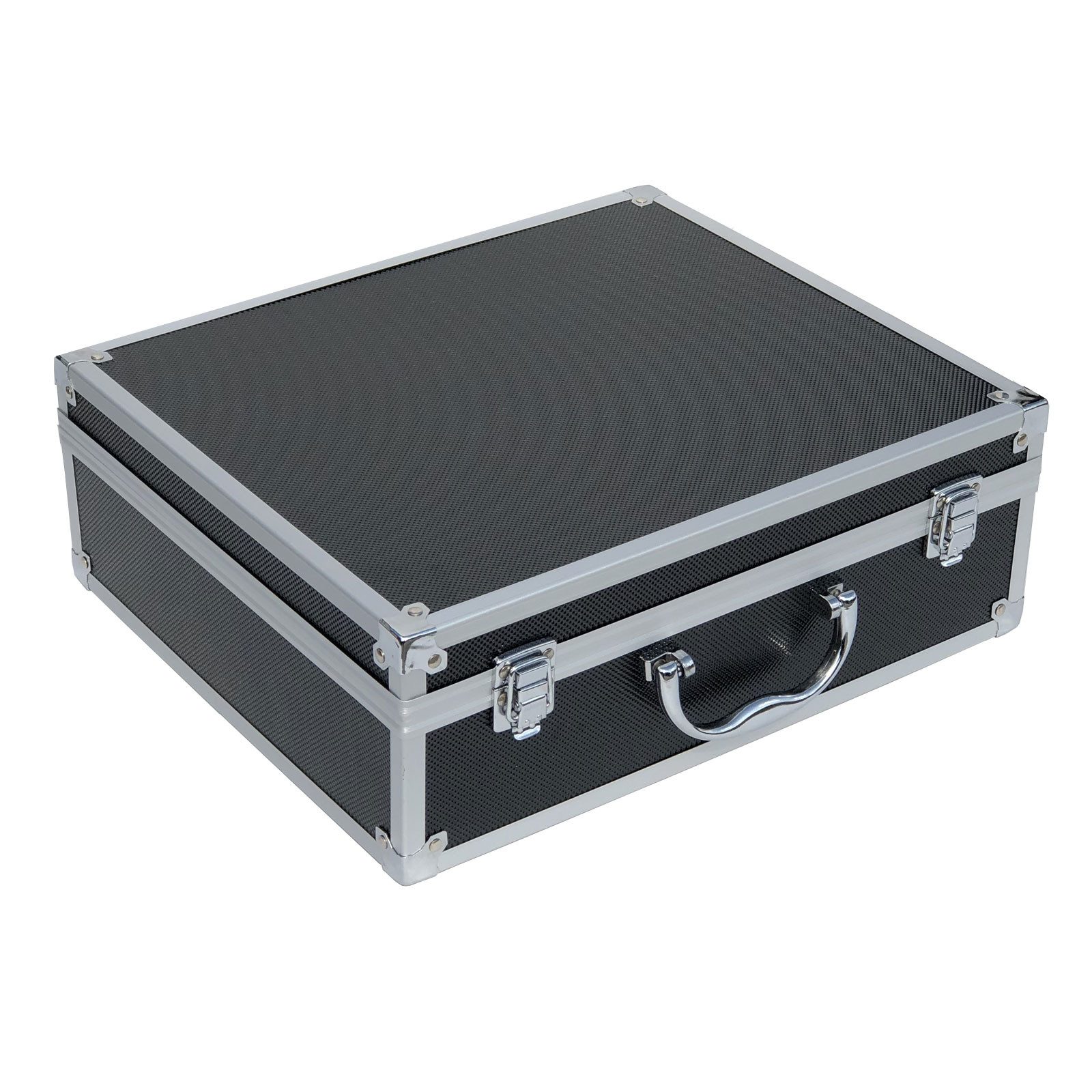 ECI Tools Werkzeugkoffer ECI Aluminium Koffer Schwarz Würfelschaum LxBxH 350 x 300 x 120 mm