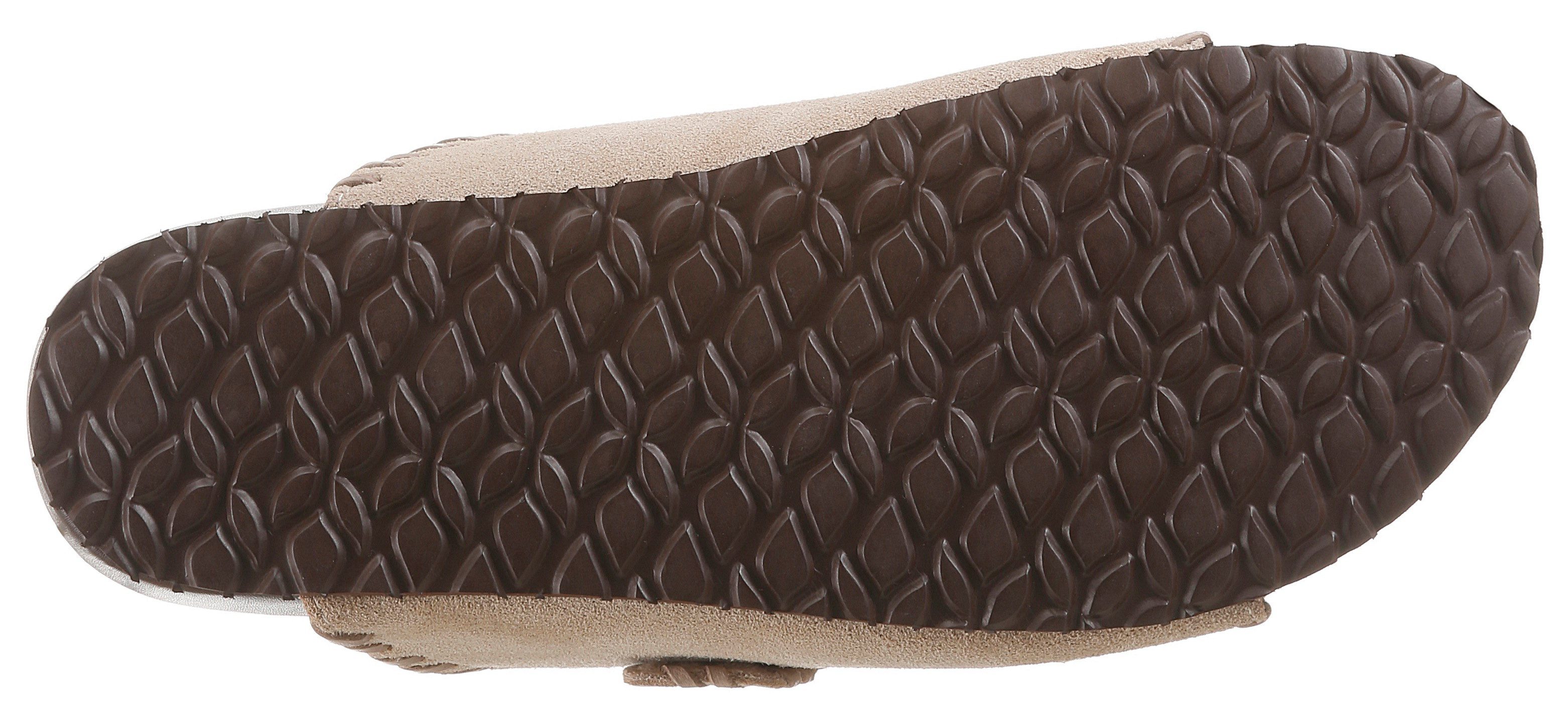 Marc O'Polo Floria Pantolette Sommerschuh, Hausschuh, Strandschuh mit Ziernähten – Bild 3 von 5