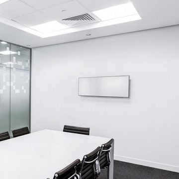 Decorwelt Magnettafel Glas-Magnettafel 30x80 Pinnwand Wand mit Zubehör Whiteboard Küche, (Weiß), Magnetwand, Whiteboard Magnetisch Weiß