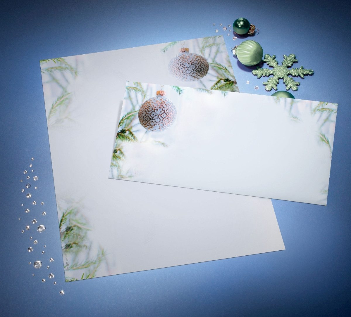 Sigel Designpapier Briefumschläge Weihnachten DINlang 90g/qm VE=50 Stück Winter Mood