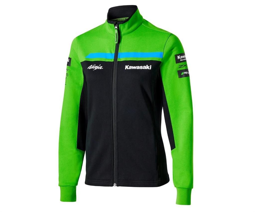 Kawasaki Sweatjacke Kawasaki WSBK Team Replika Sweatshirt Jacke Damen