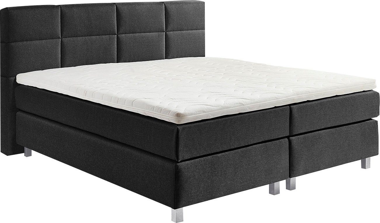 Westfalia Schlafkomfort Boxspringbett wahlweise mit Kaltschaum-Topper günstig online kaufen