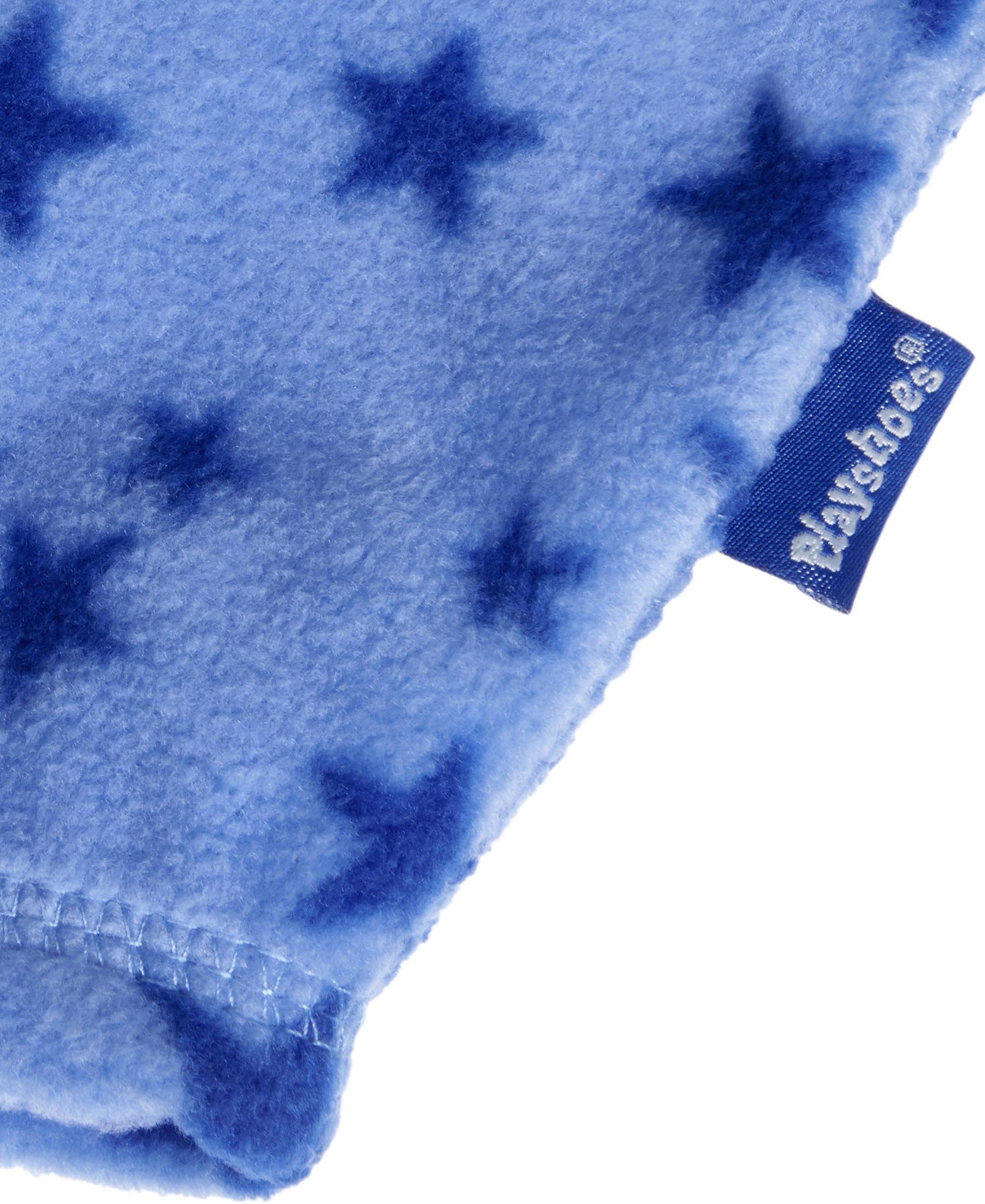 Sterne Playshoes Blau Fleece-Schlupfmütze Schlupfmütze