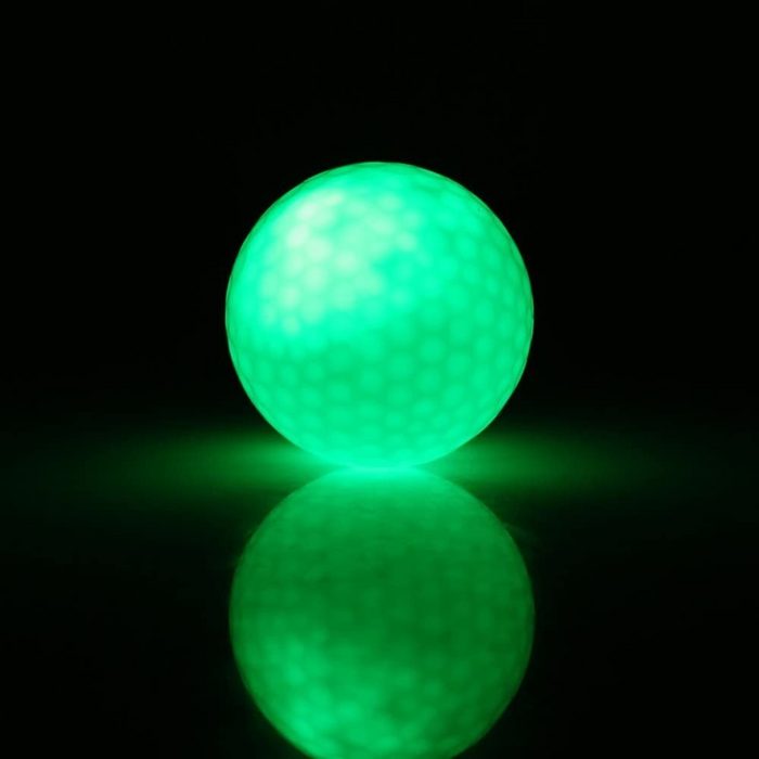FeelGlad Golfball LED mit Beleuchtung farbiger Blitz