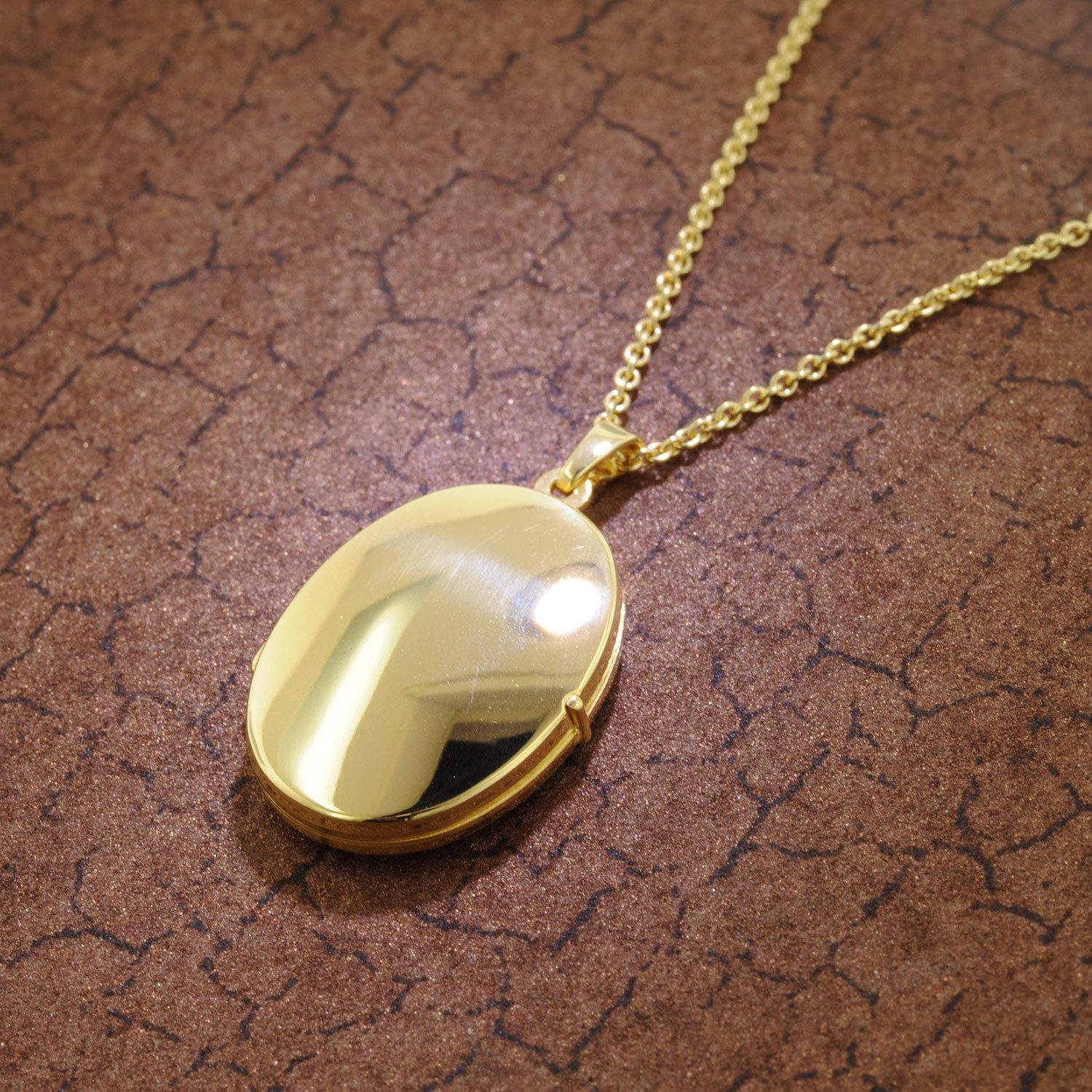 trendor Kette mit Anhänger Damen-mit Gold auf Silber 925 günstig online kaufen