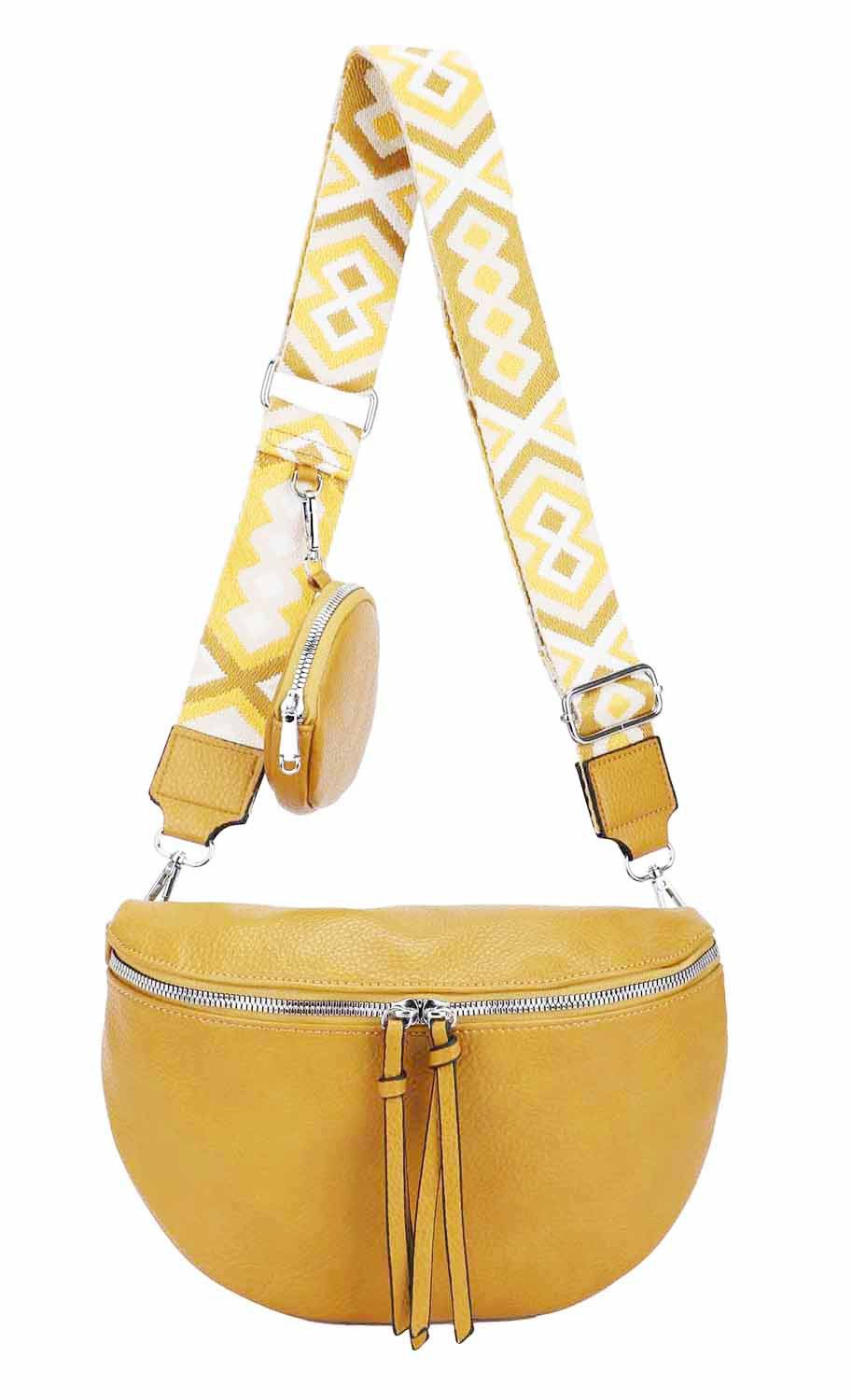 ITALYSHOP24 Bauchtasche Damen Gürteltasche Brusttasche CrossBody, günstig online kaufen