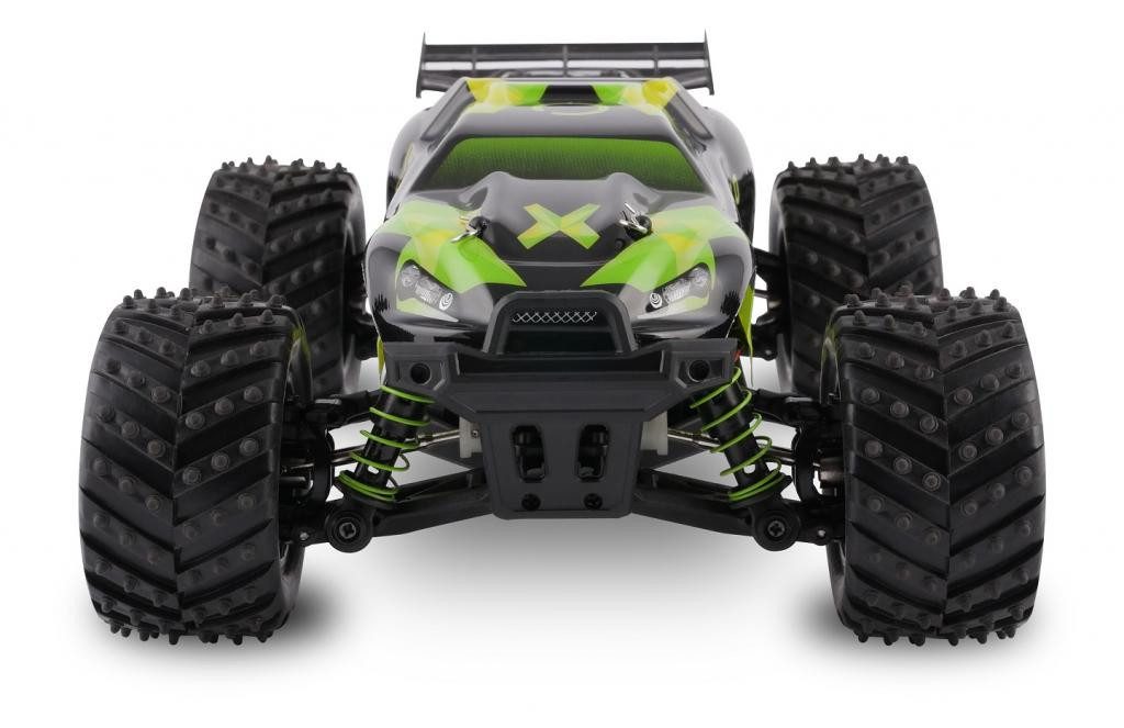 Overmax RC-Auto X-Monster Truck ferngesteuertes RC Auto 45 km/h, 1:18, 2 Akkus (Komplettset), Monstertruck-Design