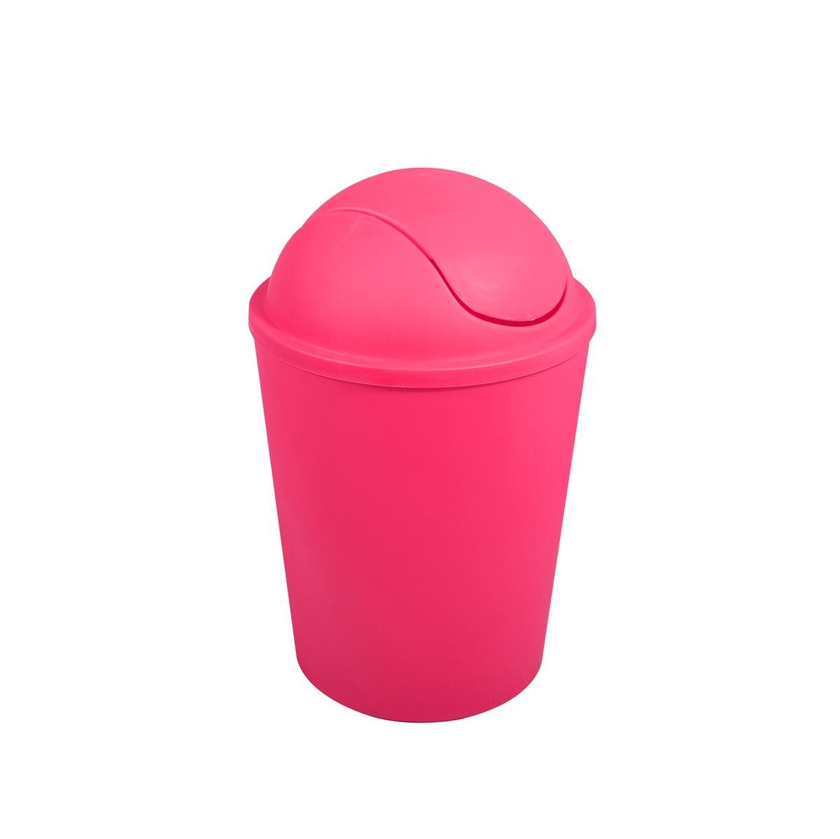 MSV Kosmetikeimer MSV Kosmetikeimer Abfalleimer Schwingdeckeleimer 5,5 Liter Kunststoff