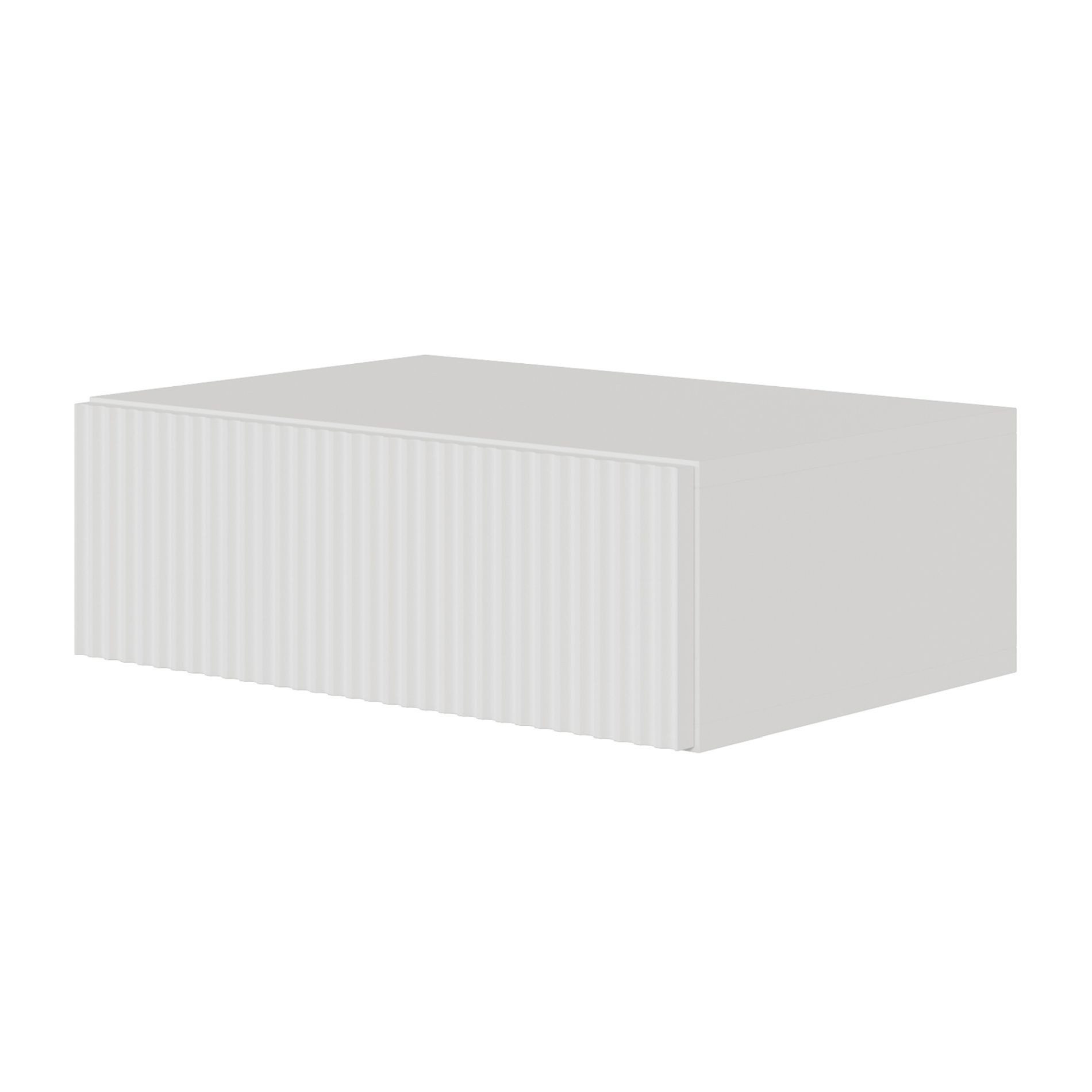 Selsey Nachttisch VELDIO, hängend mit Schublade und geriffelter Front günstig online kaufen