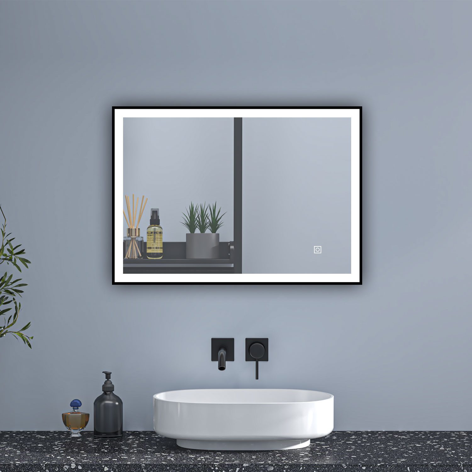 Aica Sanitär Badspiegel mit Beleuchtung LED günstig online kaufen