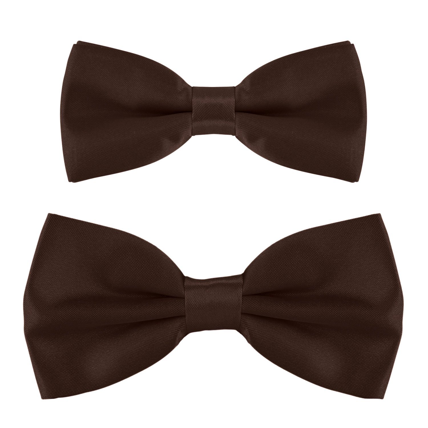 DonDon Fliege DonDon Vater-Sohn Fliegen Set im Partnerlook (2er Set, 2-St) verstellbar
