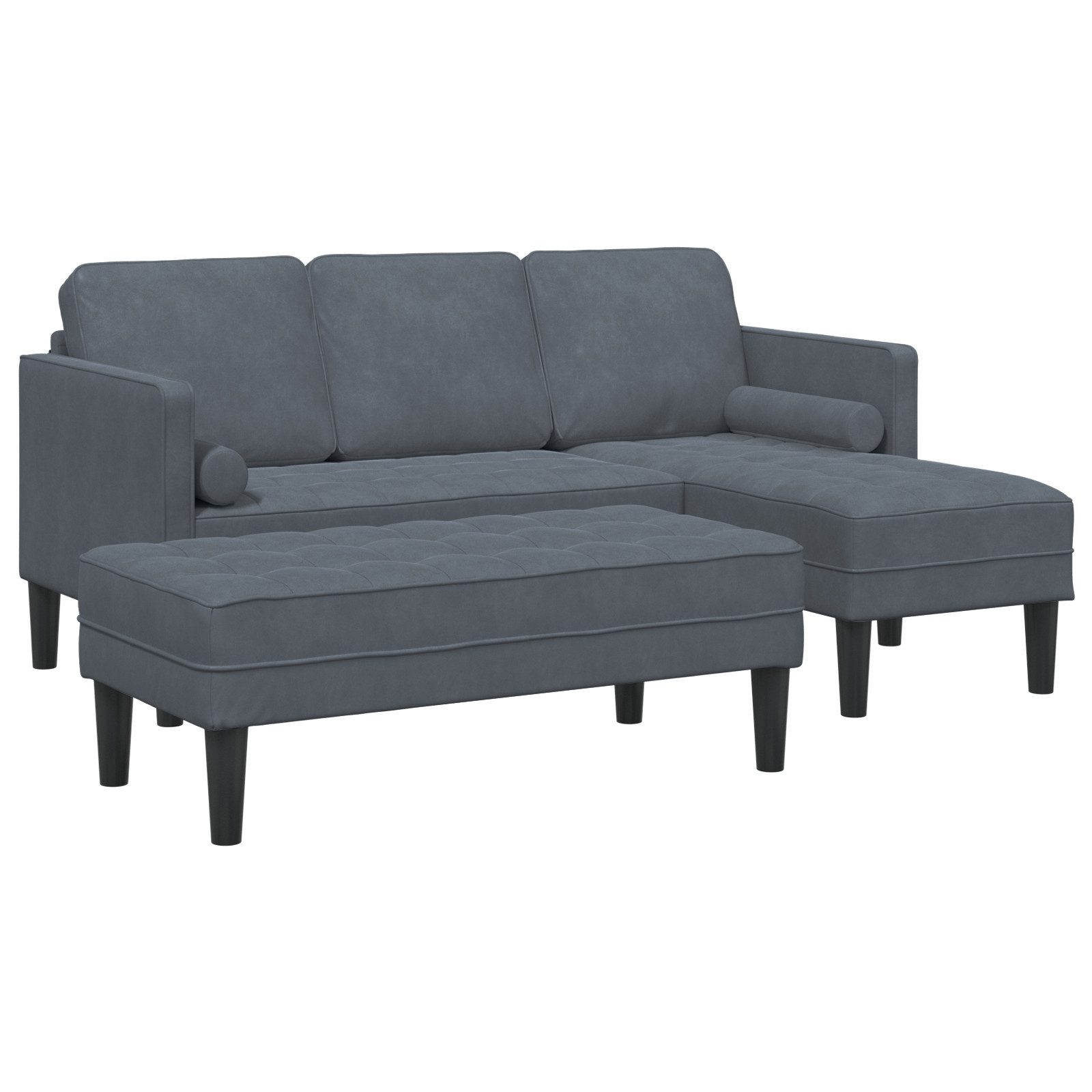 vidaXL Sofa Garten Sofa mit Bank günstig online kaufen