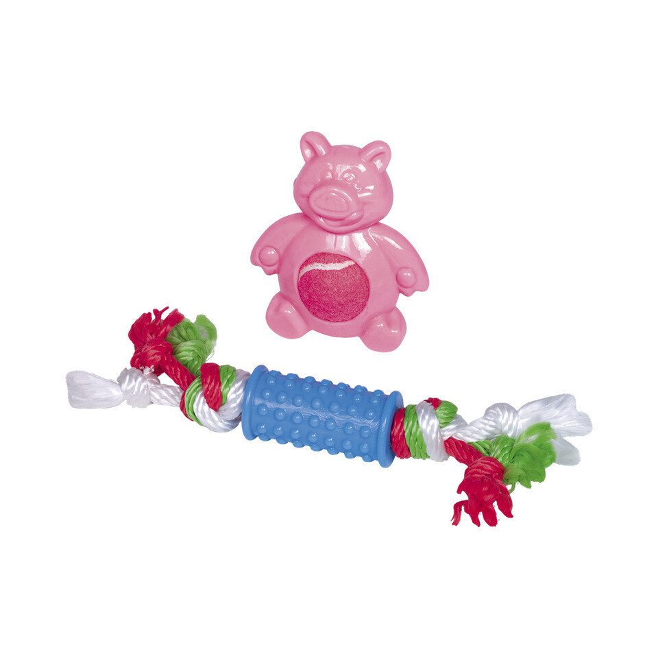 Nobby Spielknochen Hundespielzeug Puppy Set TPR
