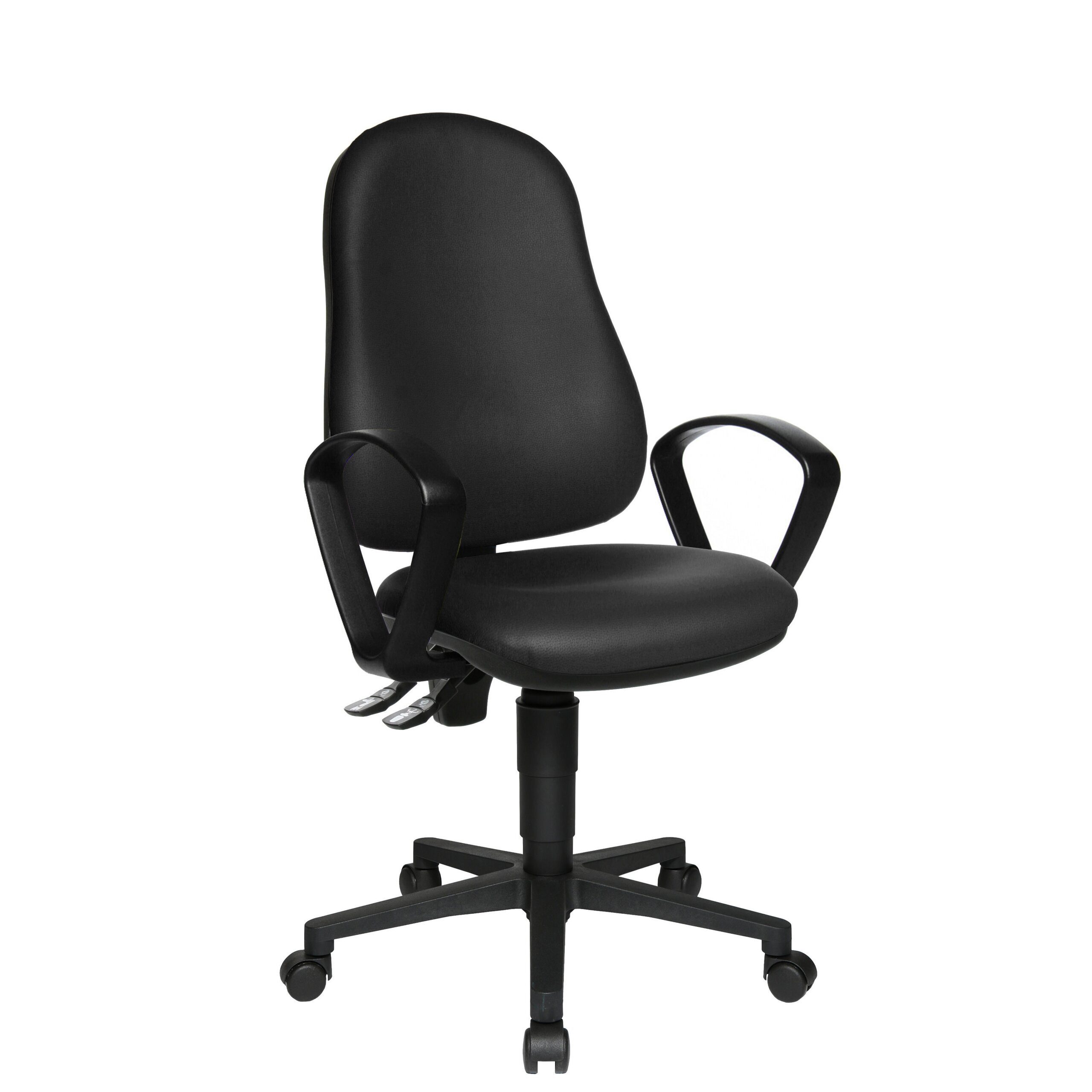 TOPSTAR Drehstuhl Profi Bürostuhl California 25 Hd Kunstleder (1 St), Ergonomischer Chefsessel, Schreibtischstuhl höhenverstellbar