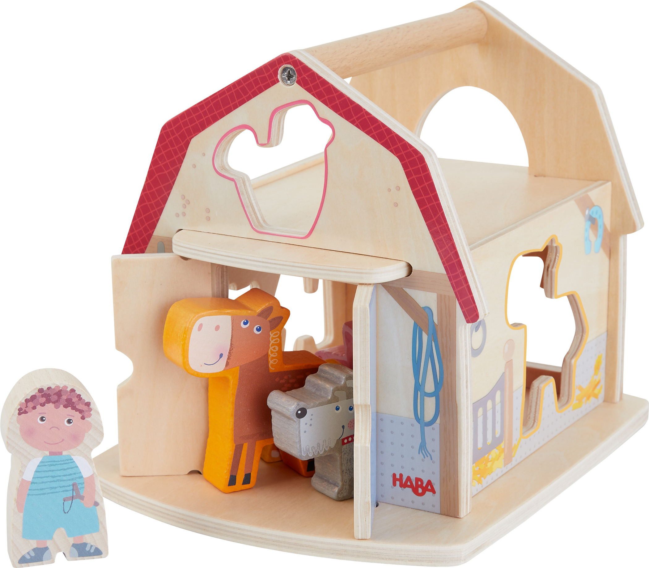 Haba Lernspielzeug Kleinkindwelt Sortierbox Sortierbox Bauernhof 1306625001