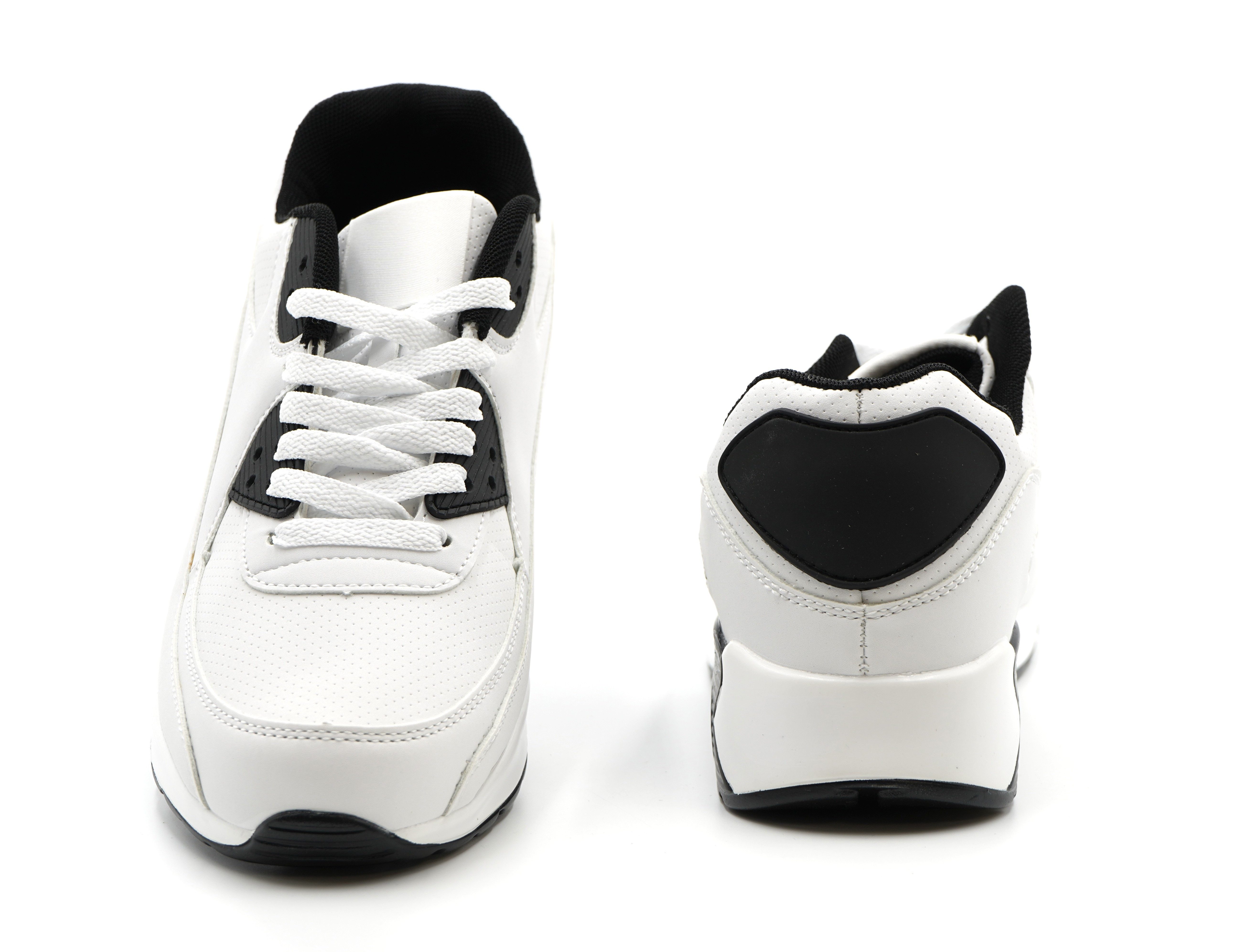 Sonderpostendiscount Herrensneaker Y9801 White/Black Sneaker