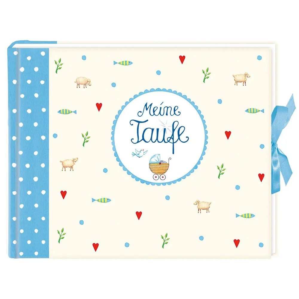 COPPENRATH DIE SPIEGELBURG Poesiealbum Eintragalbum - Meine Taufe, hellblau
