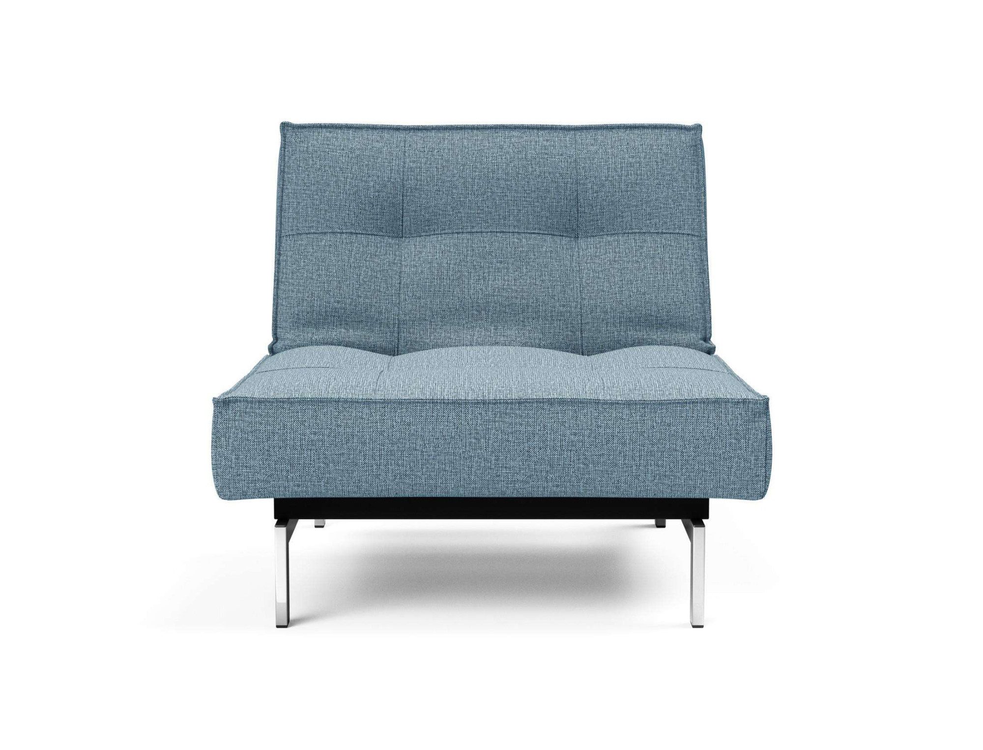 INNOVATION LIVING ™ Sessel Splitback, mit chromglänzenden Beinen, in skandinavischen Design