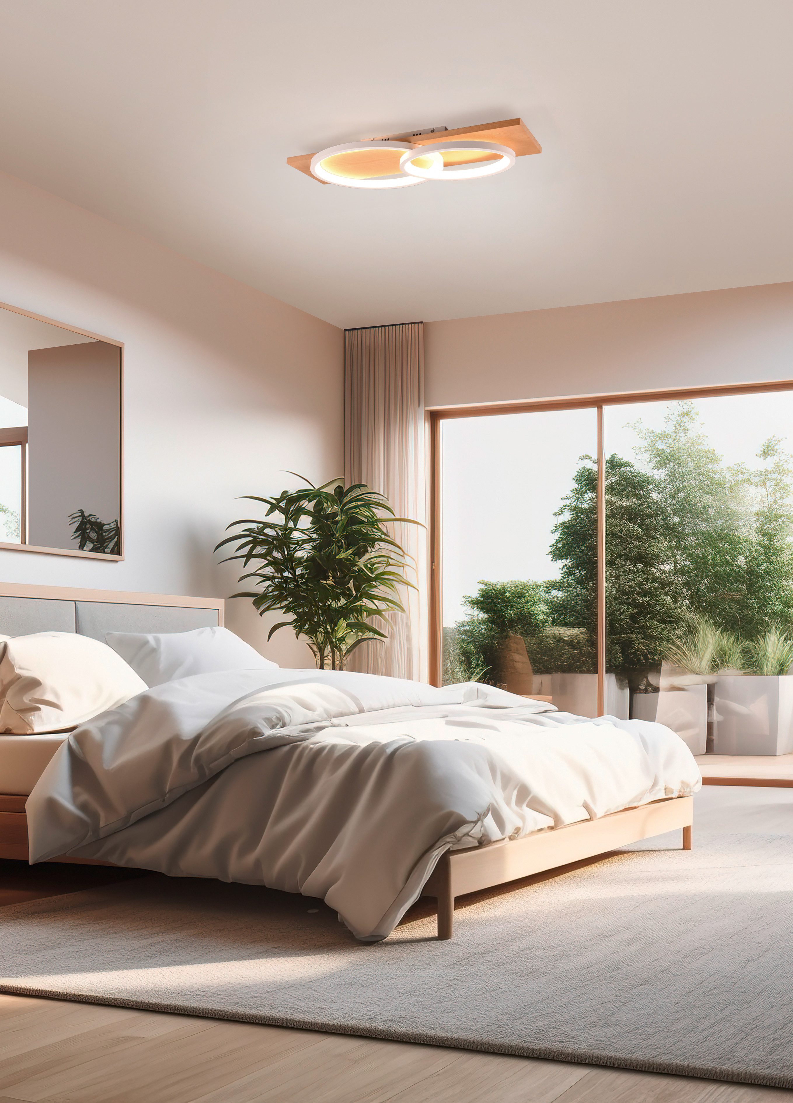 TRIO Leuchten LED Deckenleuchte BARCA, dimmbare günstig online kaufen