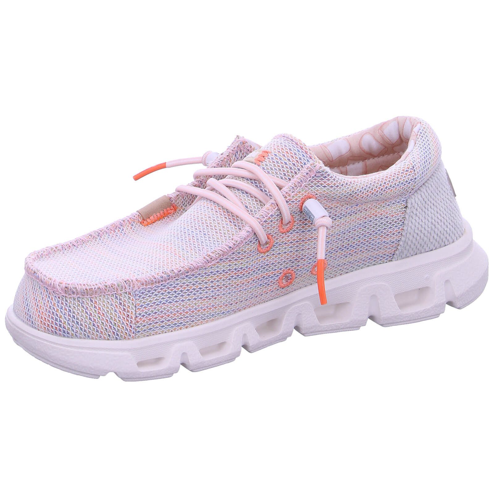 Fusion Emma 3.0 Slip-On Sneaker Damen Schuh Emma 3.0 Leinenoptik mit Gummizug - Leinenschuh Korksohle