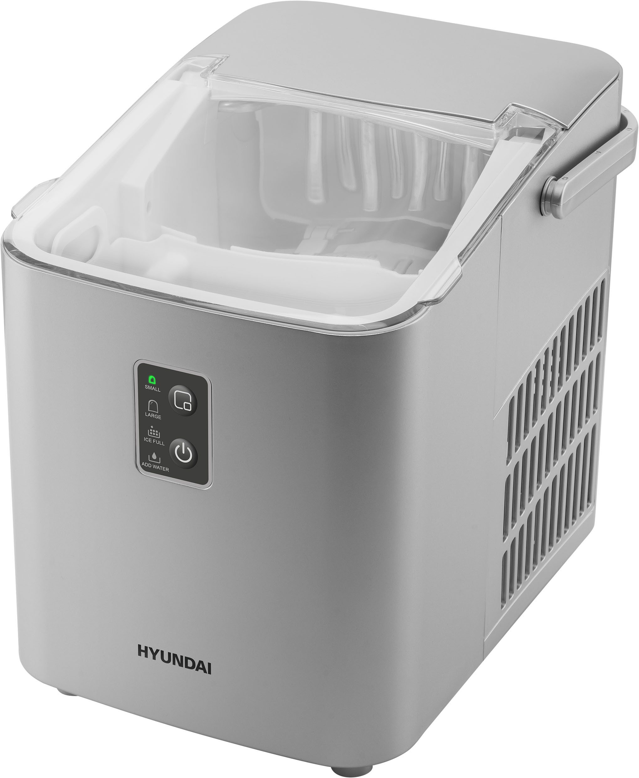 Hyundai Eiswürfelmaschine HYUICEM12S, Herausnehmbarer Eisbehälter